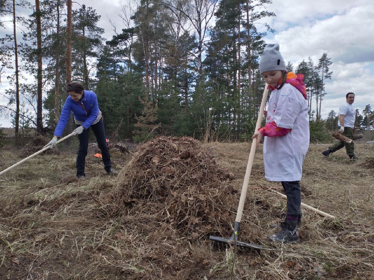 субботник, полевая кухня, Лосино-Петровский
