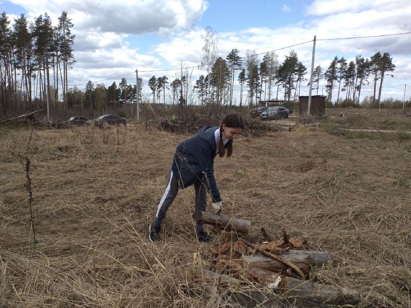 субботник, полевая кухня, Лосино-Петровский