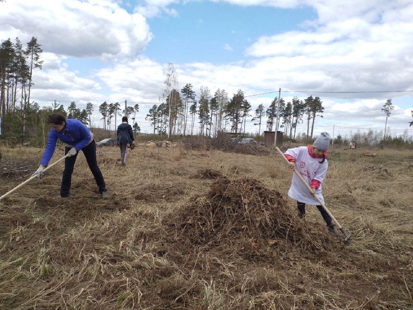 субботник, полевая кухня, Лосино-Петровский
