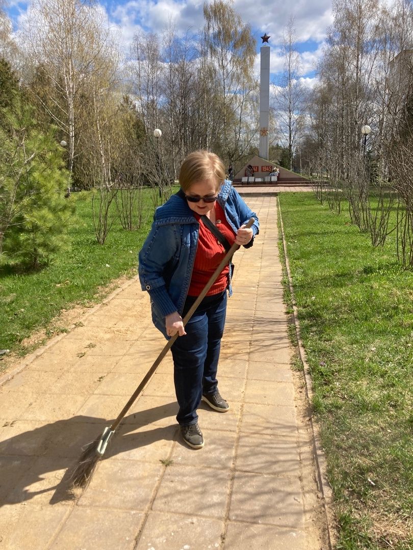 Солнечногорск, субботник, Тимоново, стела, Великая Отечественная война
