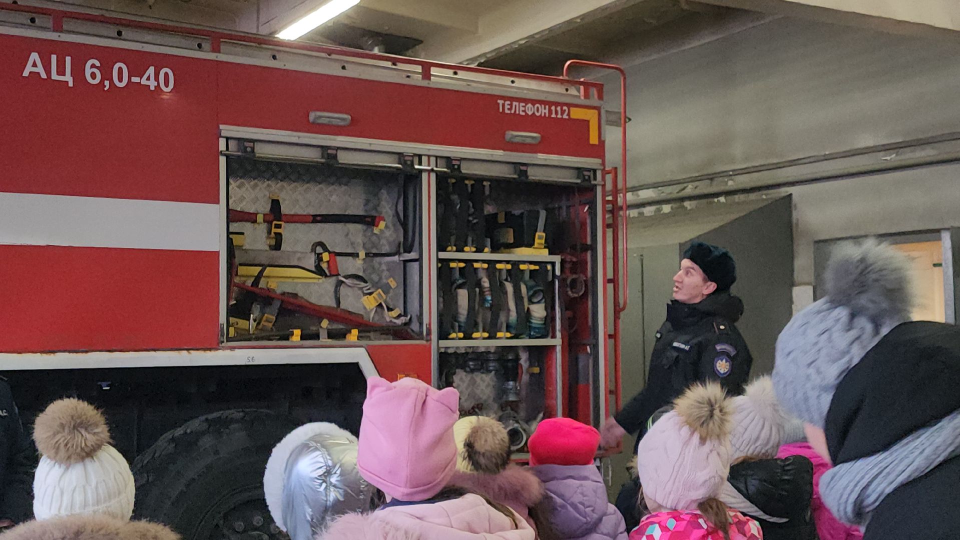 вертикалки, Луховицы, экскурсия в пожарную часть,