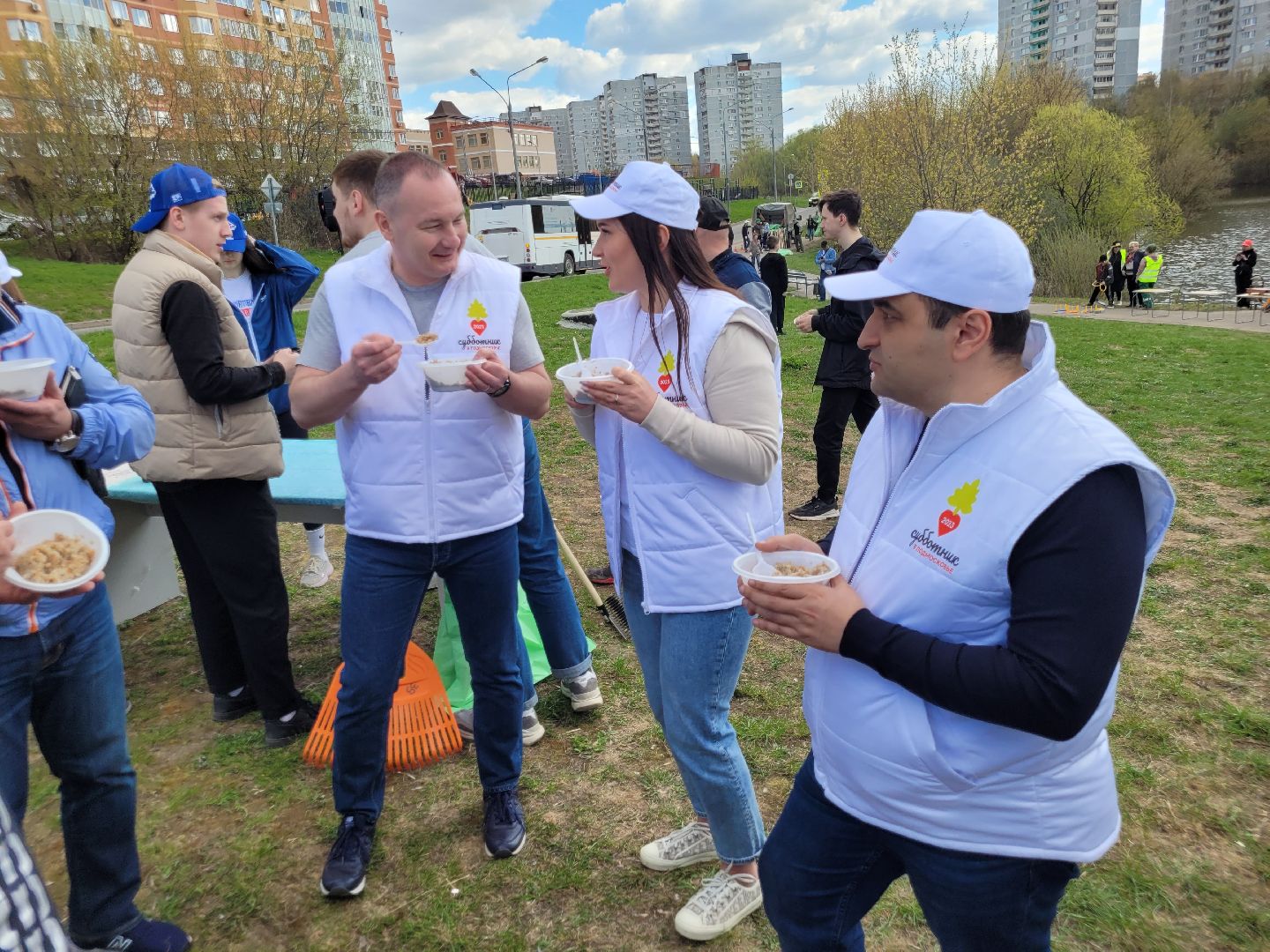 полевая кухня; видное; питание; субботник