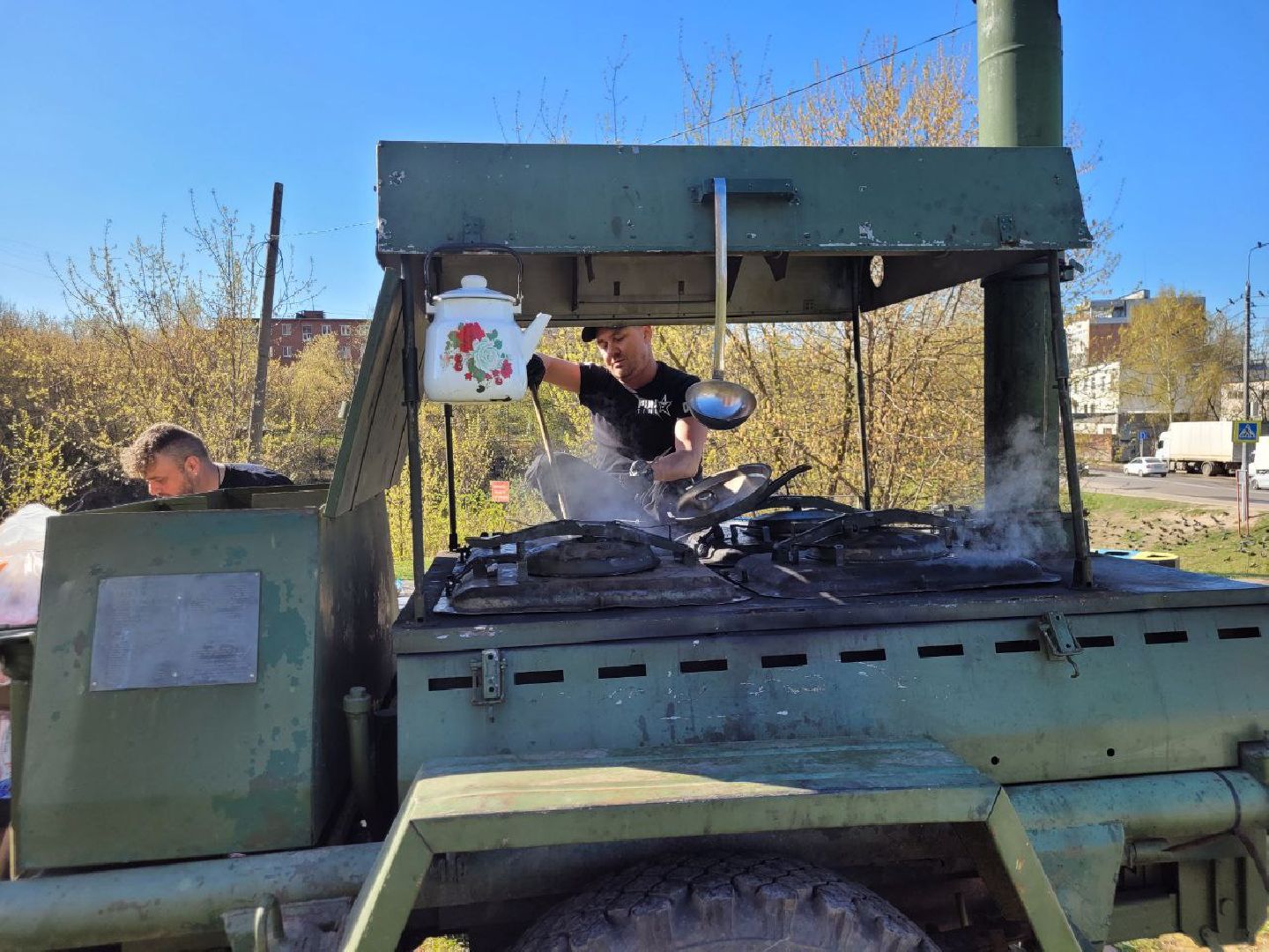 полевая кухня; видное; питание; субботник