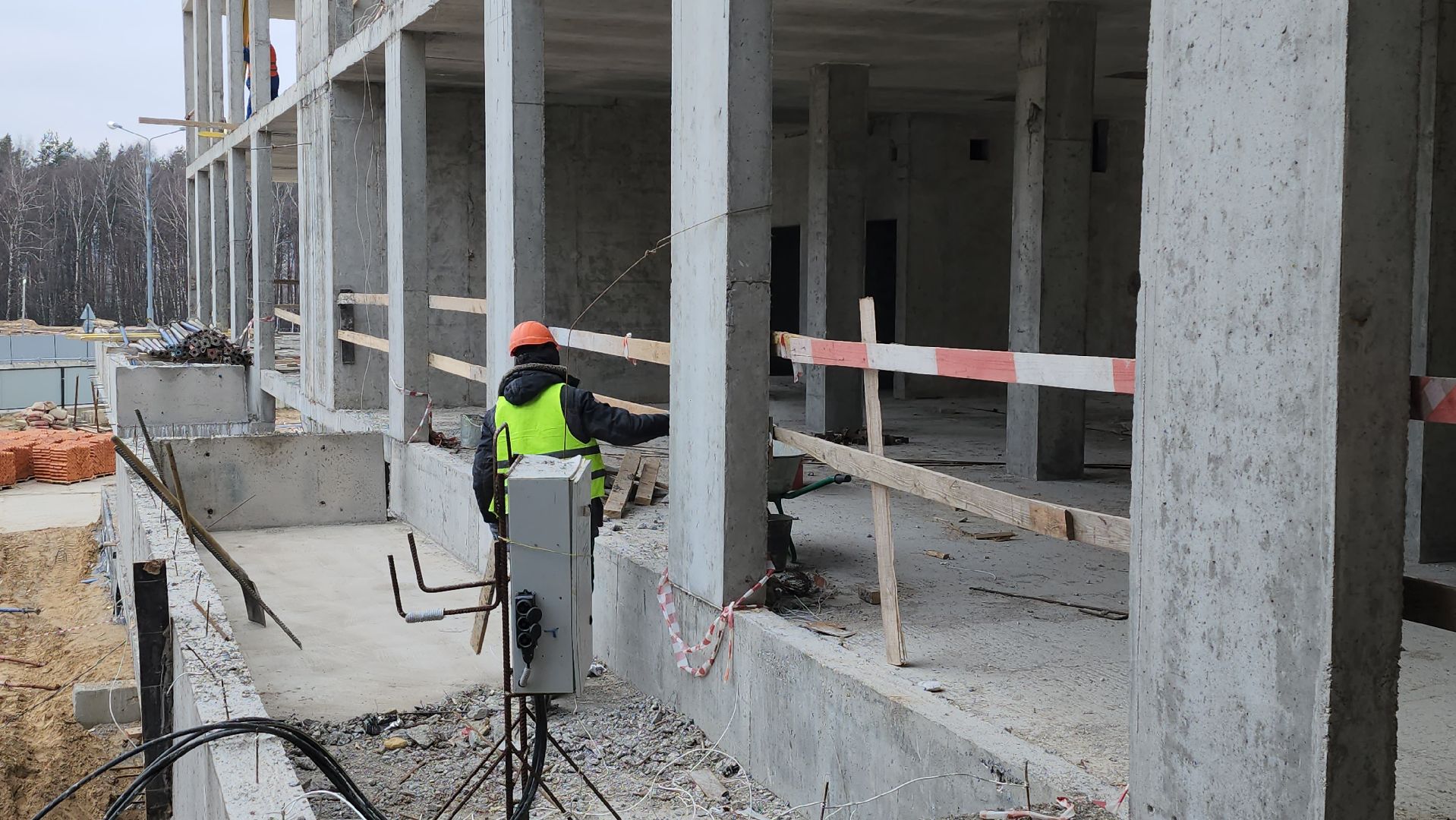 Люберцы, люберецкая областная больница, строящаяся поликлиника,