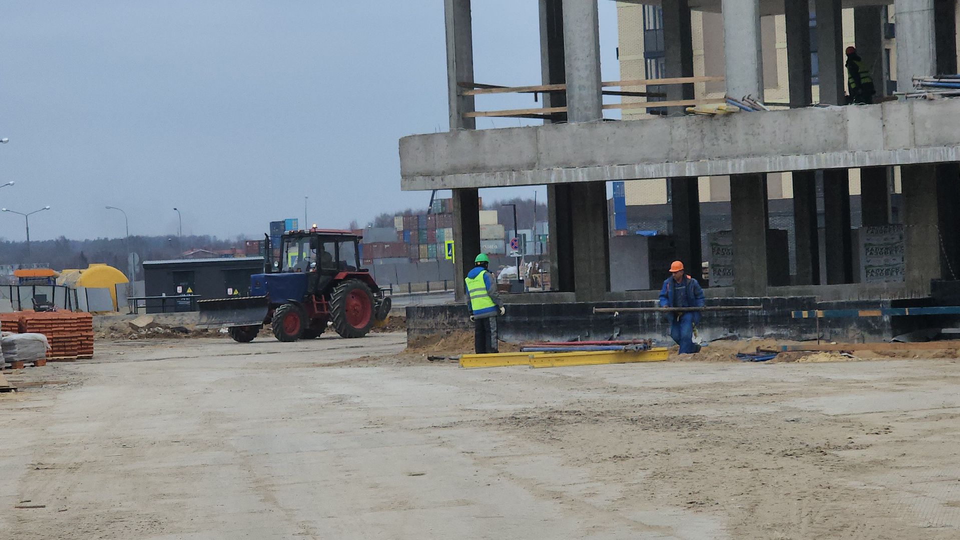 Люберцы, люберецкая областная больница, строящаяся поликлиника,