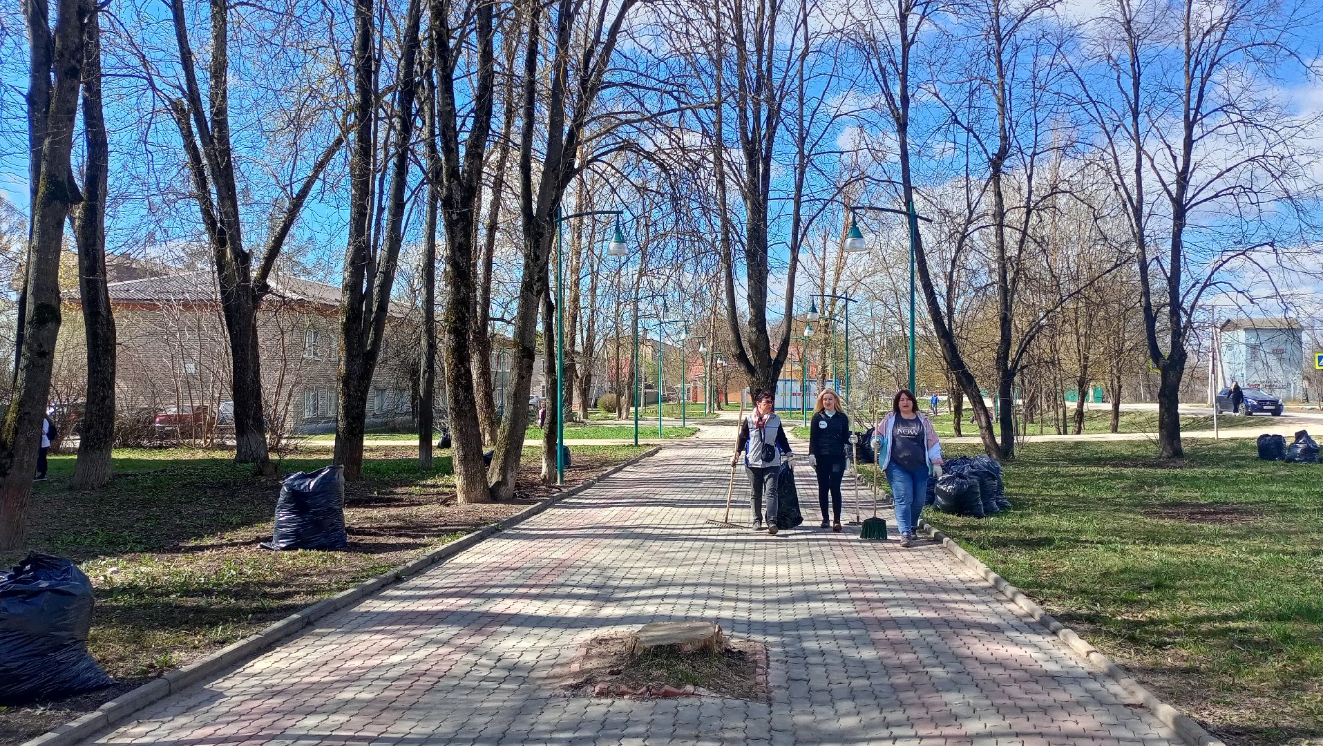 Рузский городской округ, благоустройство, сквер, парк, субботник