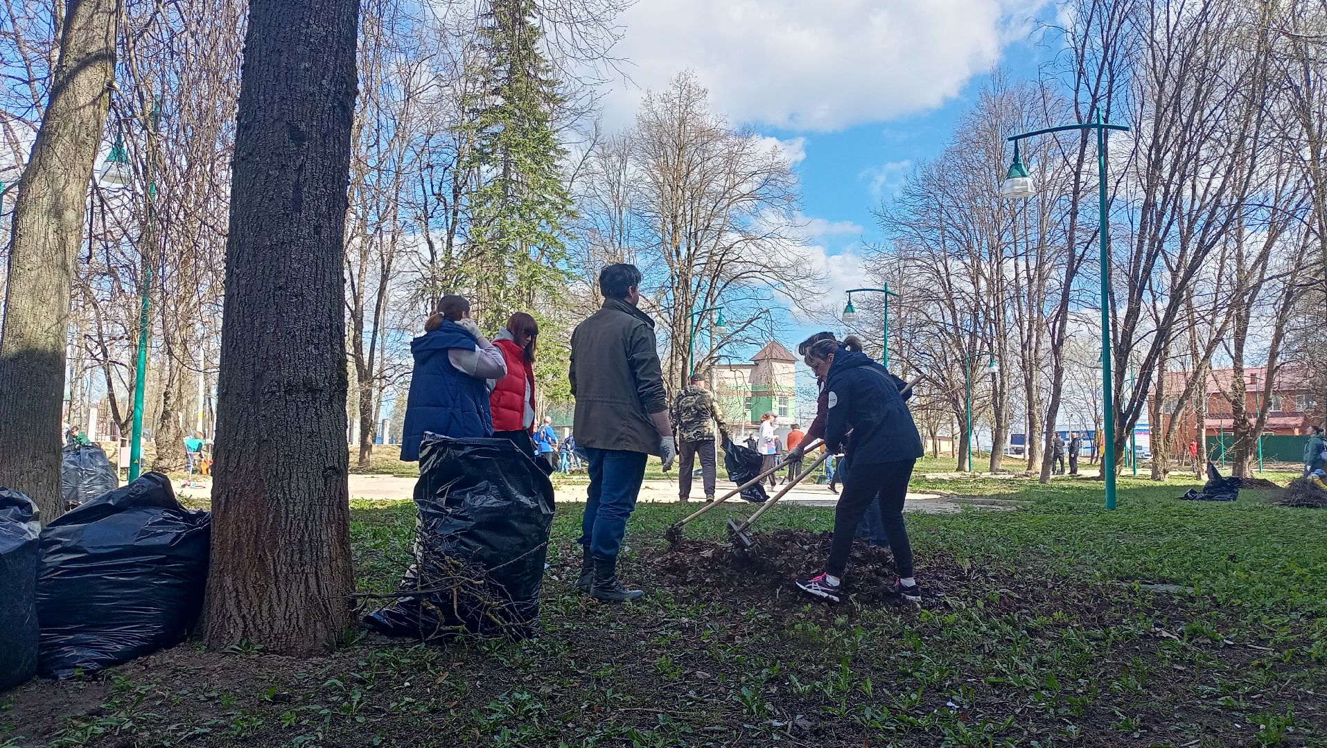 Рузский городской округ, благоустройство, сквер, парк, субботник