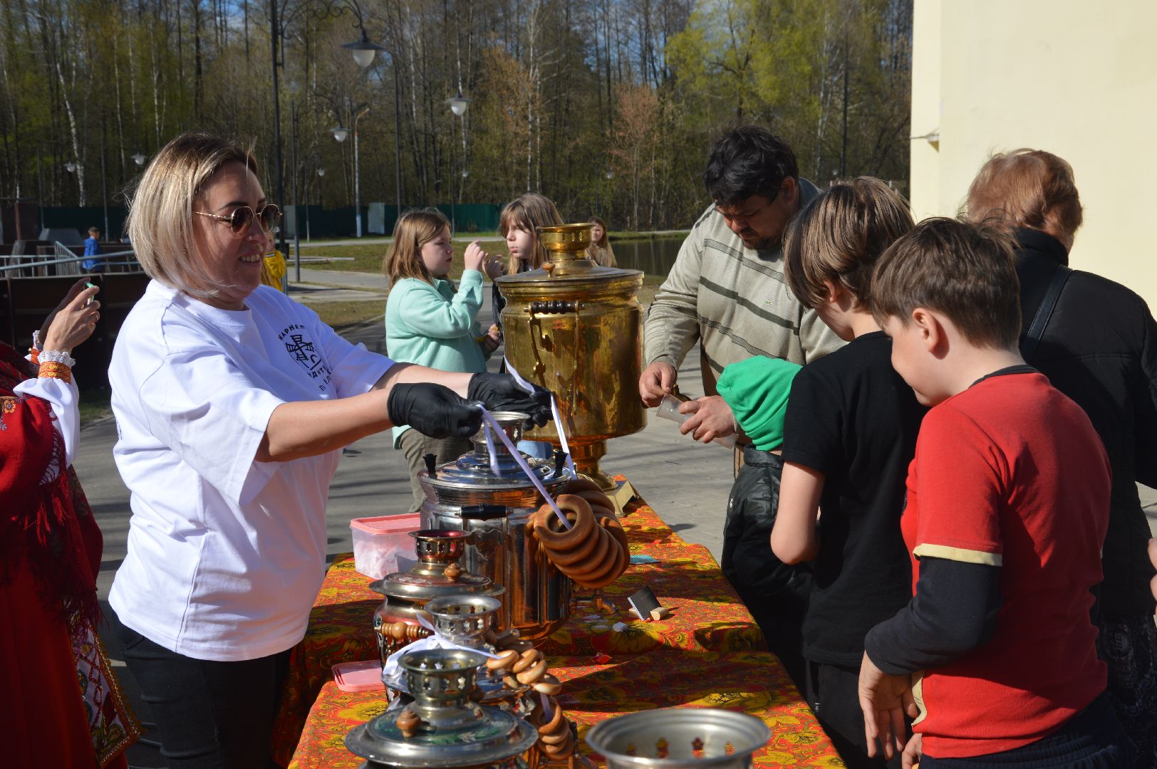 Парковое чаепитие, Шатура, городской парк