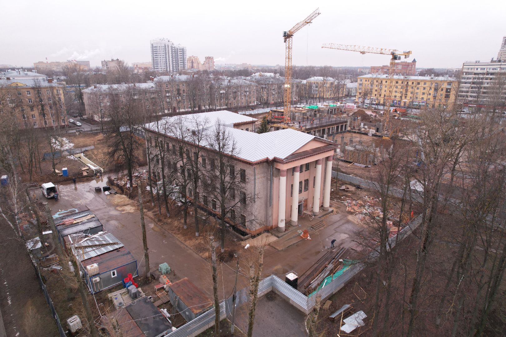 видео с коптера, королёв, медицина,