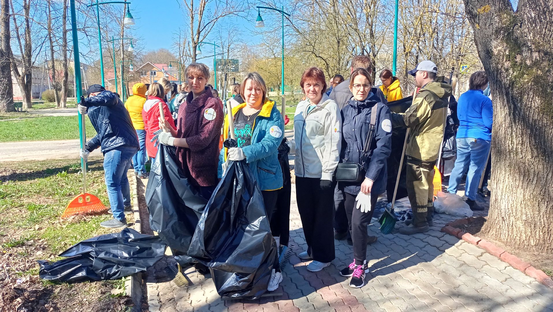 Рузский городской округ, благоустройство, сквер, парк, субботник, месячник благоустройства, уборка территорий