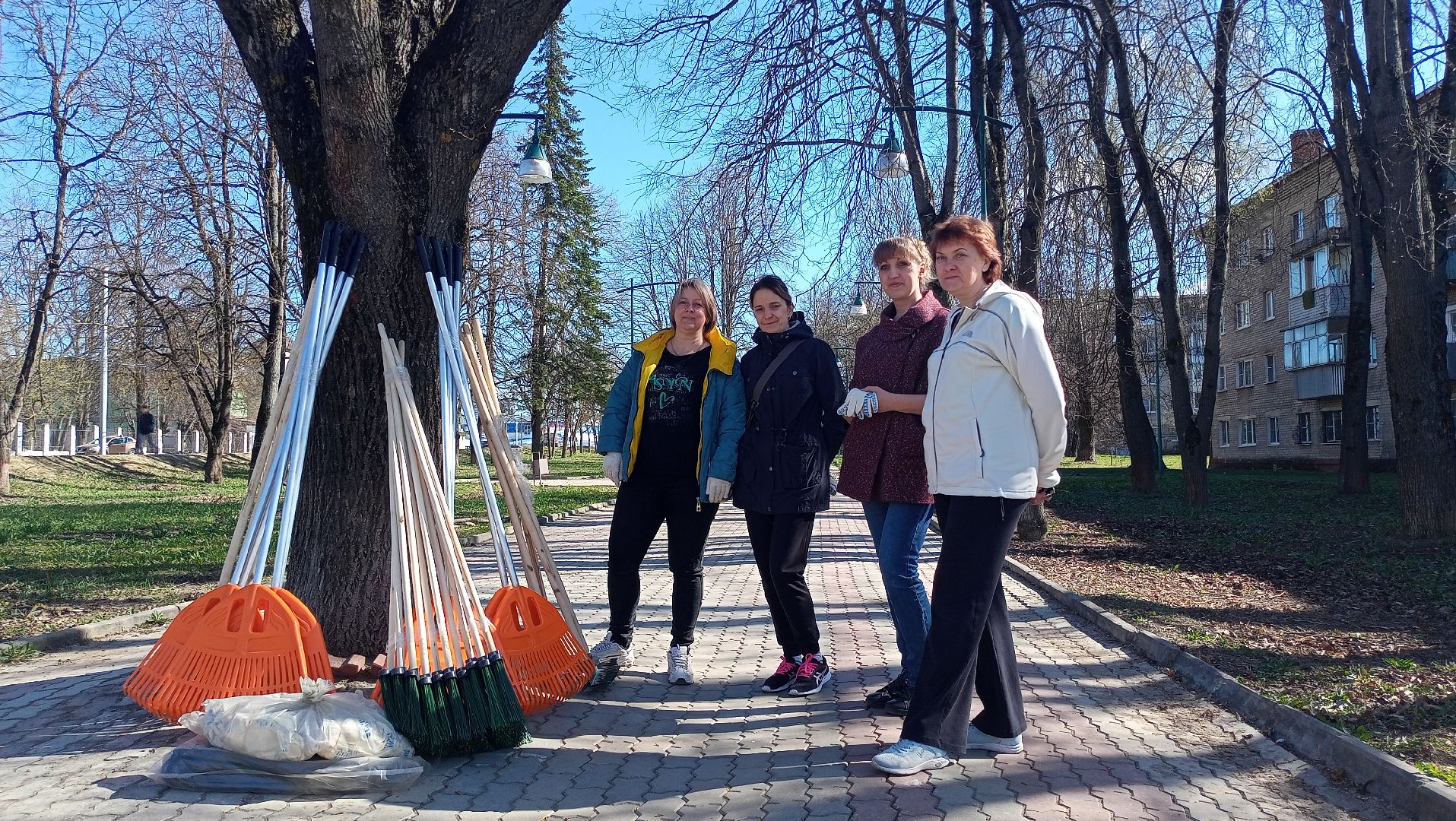 Рузский городской округ, благоустройство, сквер, парк, субботник, месячник благоустройства, уборка территорий