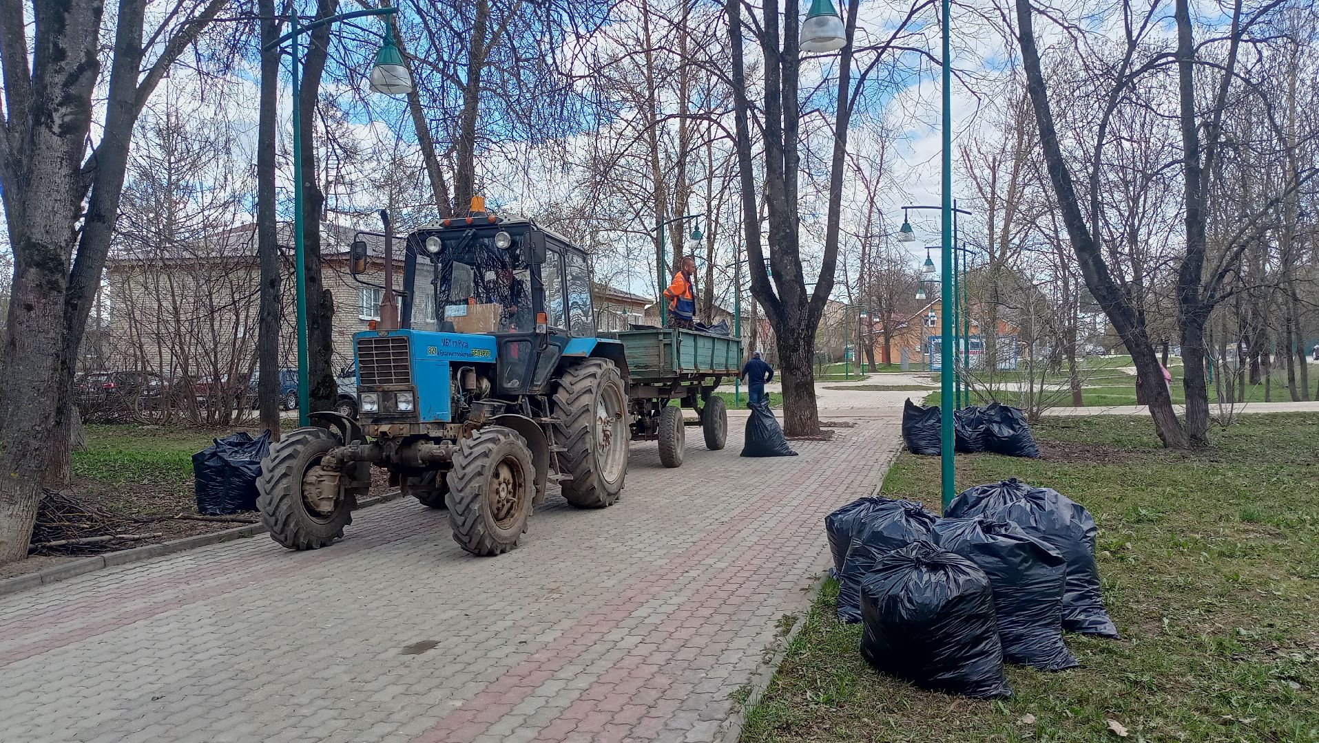Рузский городской округ, благоустройство, сквер, парк, субботник, месячник благоустройства, уборка территорий