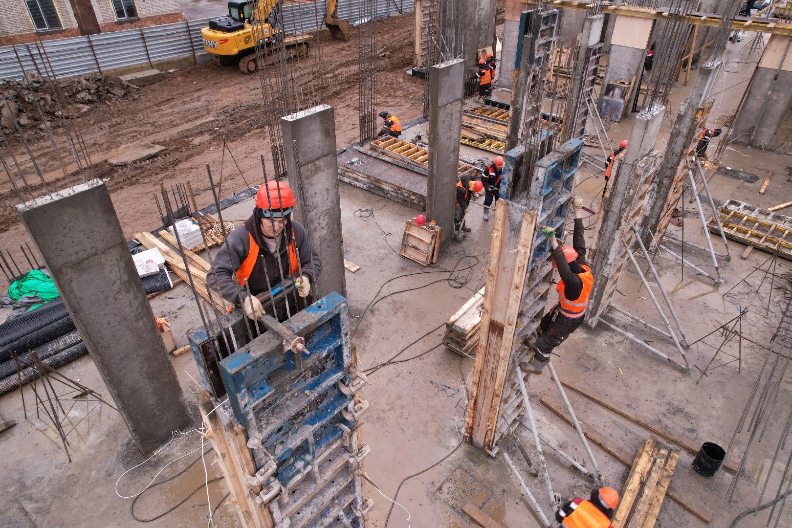 видео с коптера, поликлиника, королёв,