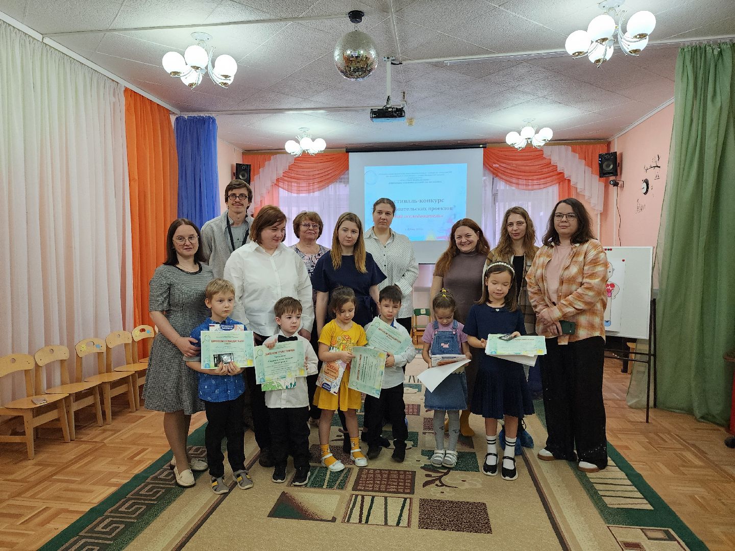 Дубна, Детский сад, Научный конкурс, Дети, Родители, вертикалки,