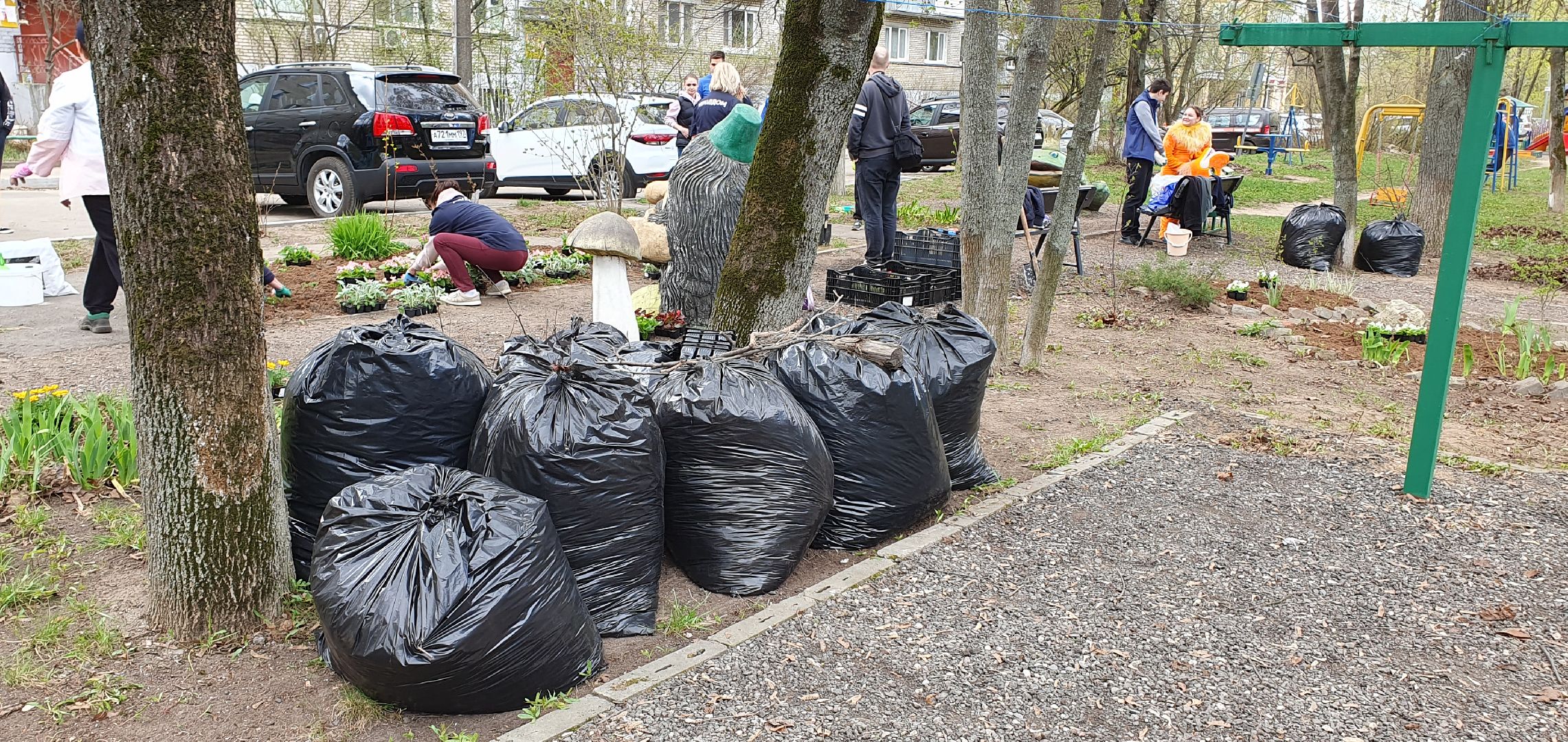 субботник, благоустройство, Котельники, уборка