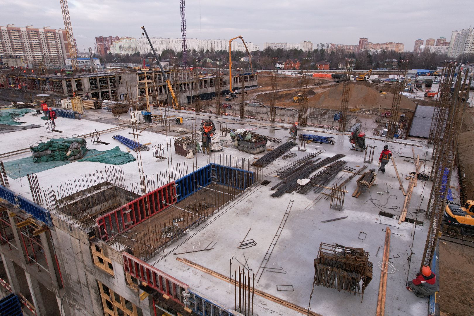 видео с коптера, балашиха, госпиталь,