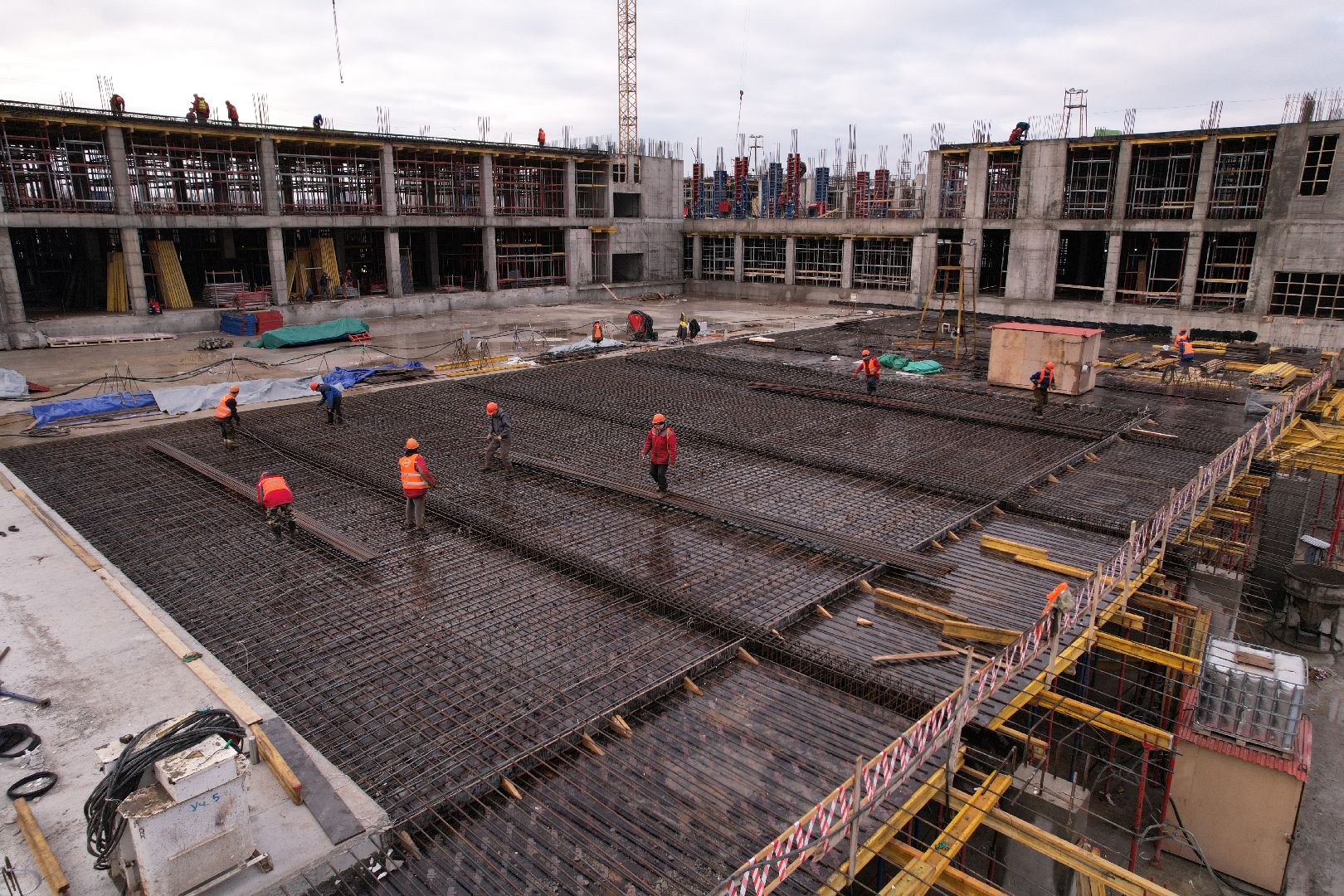 видео с коптера, балашиха, госпиталь,