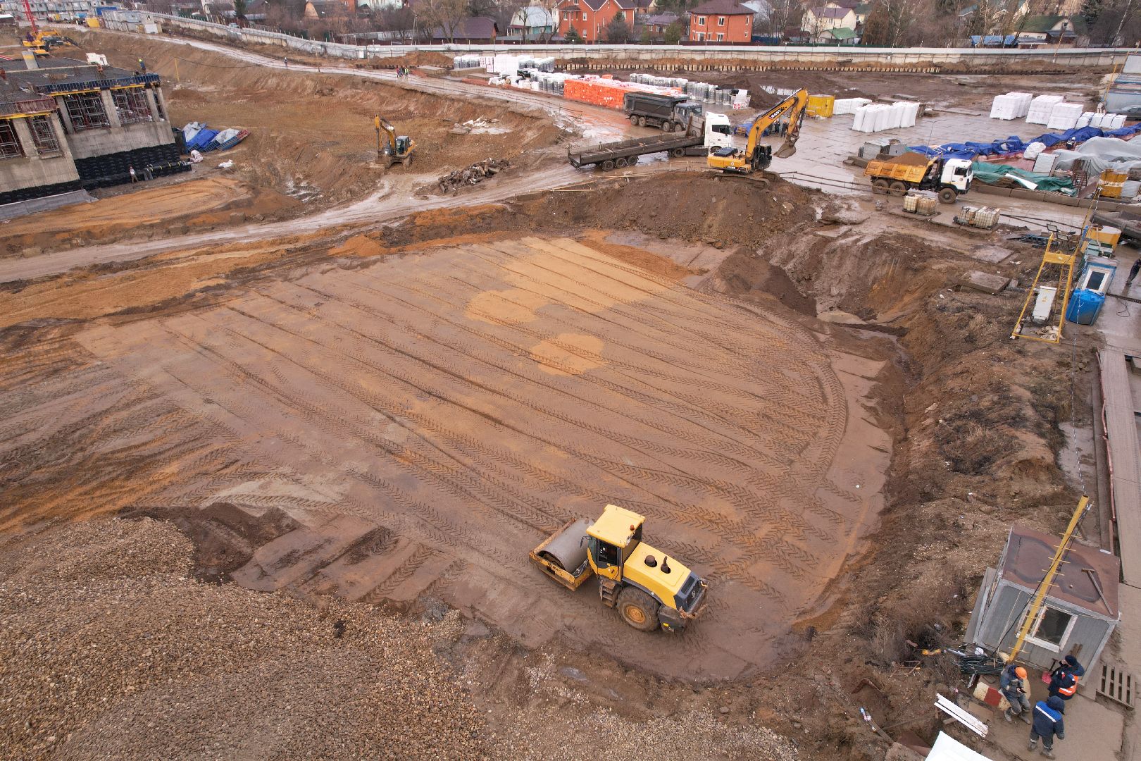 видео с коптера, балашиха, госпиталь,