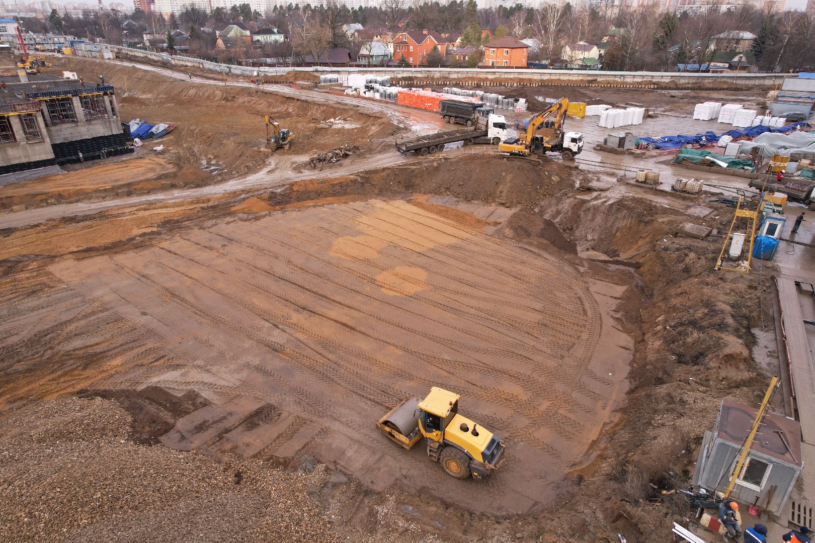 видео с коптера, балашиха, госпиталь,