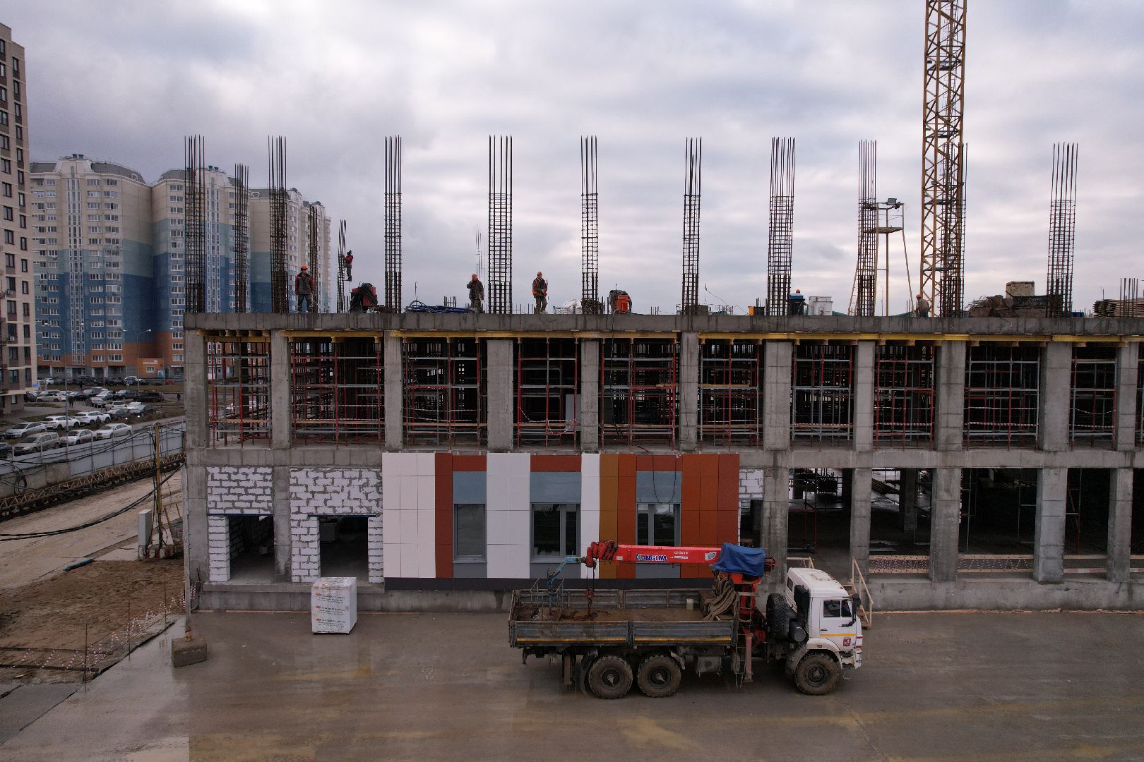 видео с коптера, балашиха, госпиталь,