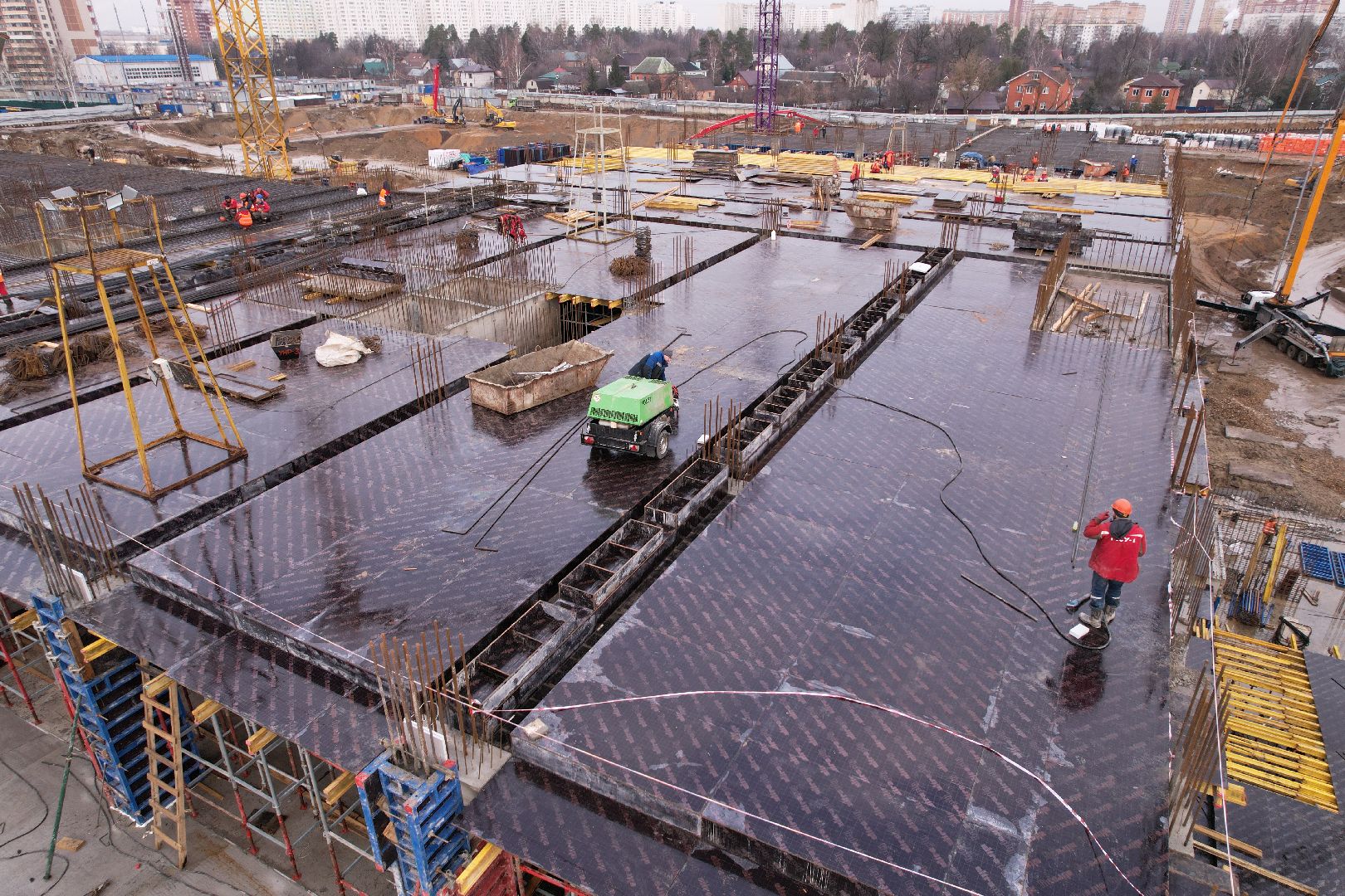 видео с коптера, балашиха, госпиталь,