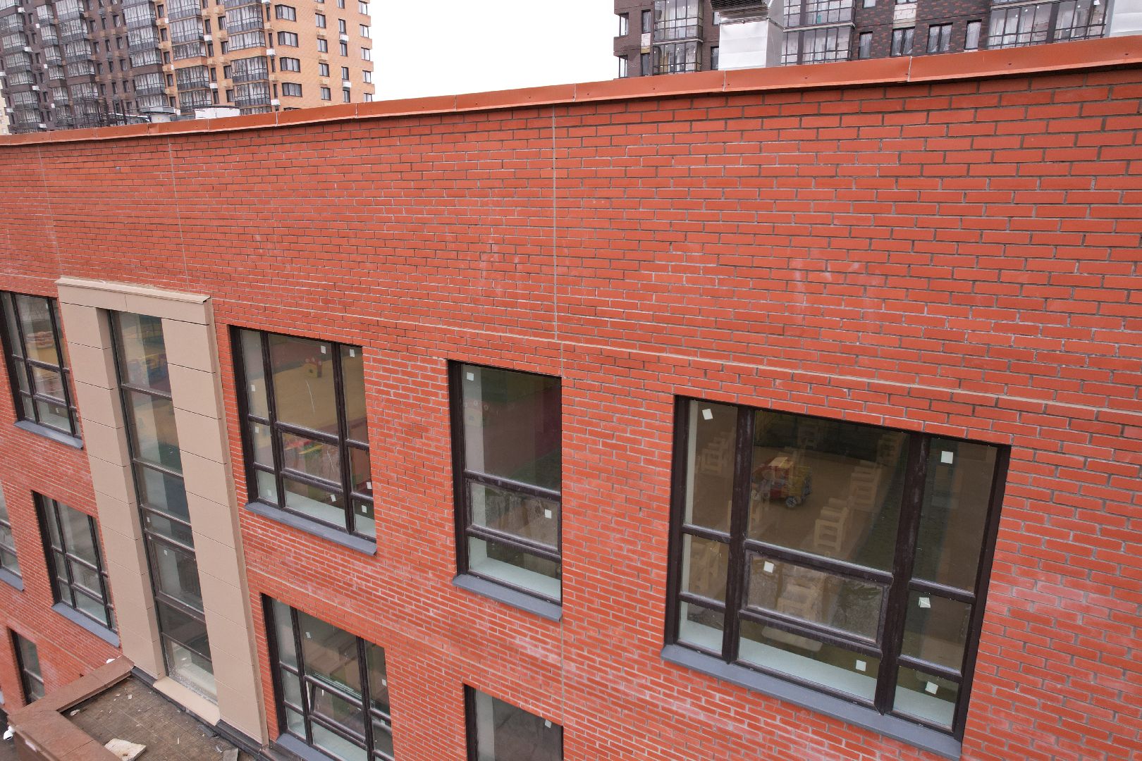 видео с коптера, балашиха, детский сад,