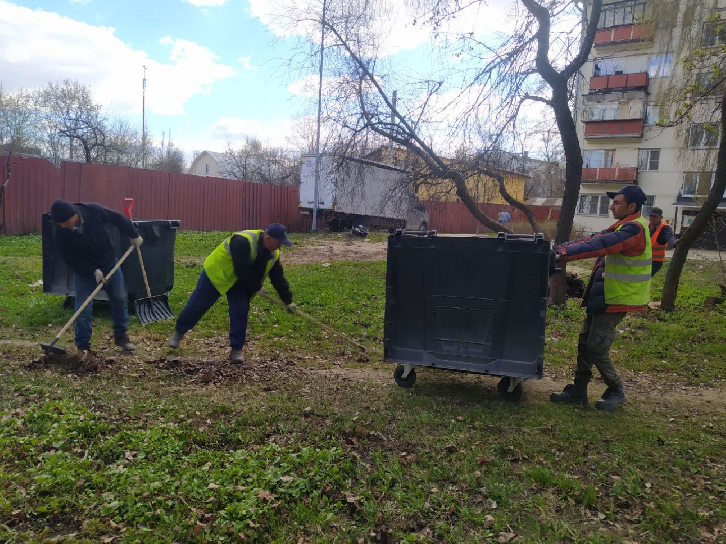 Дедовск, субботник, благоустройство, уборка