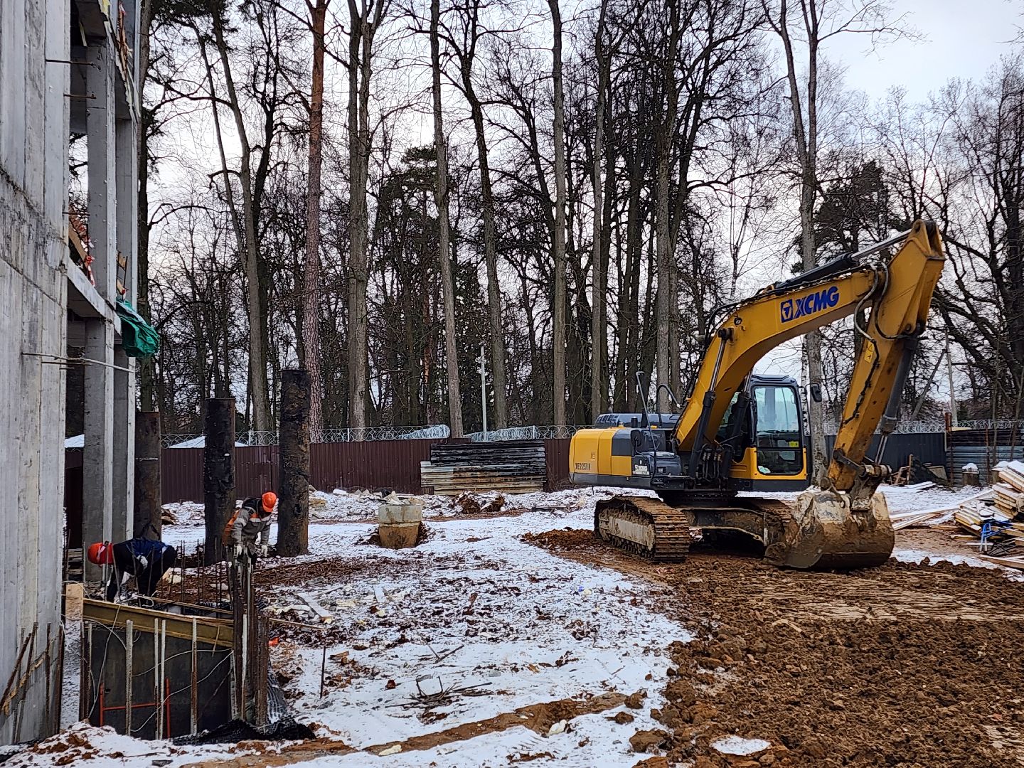 Чехов, поселок Мещерское, психиатрическая больница, лечебный корпус, строительство, реконструкция, временные дороги, обратная засыпка, прокладка дорог, дорожные работы, земляные работы, вертикалки,