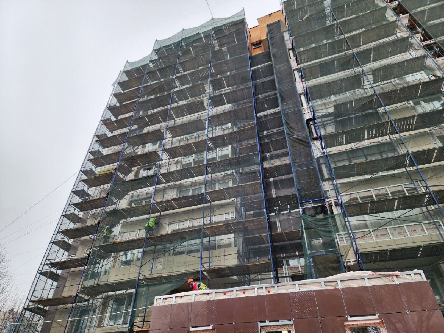 солнечногорск, вертикалки, капитальный ремонт, ремонт дома, работы на фасаде,