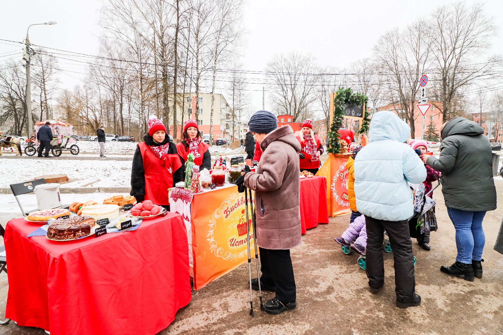 Клин, общество, фестивали, самовары, культура, зима в подмосковье, вертикалки,
