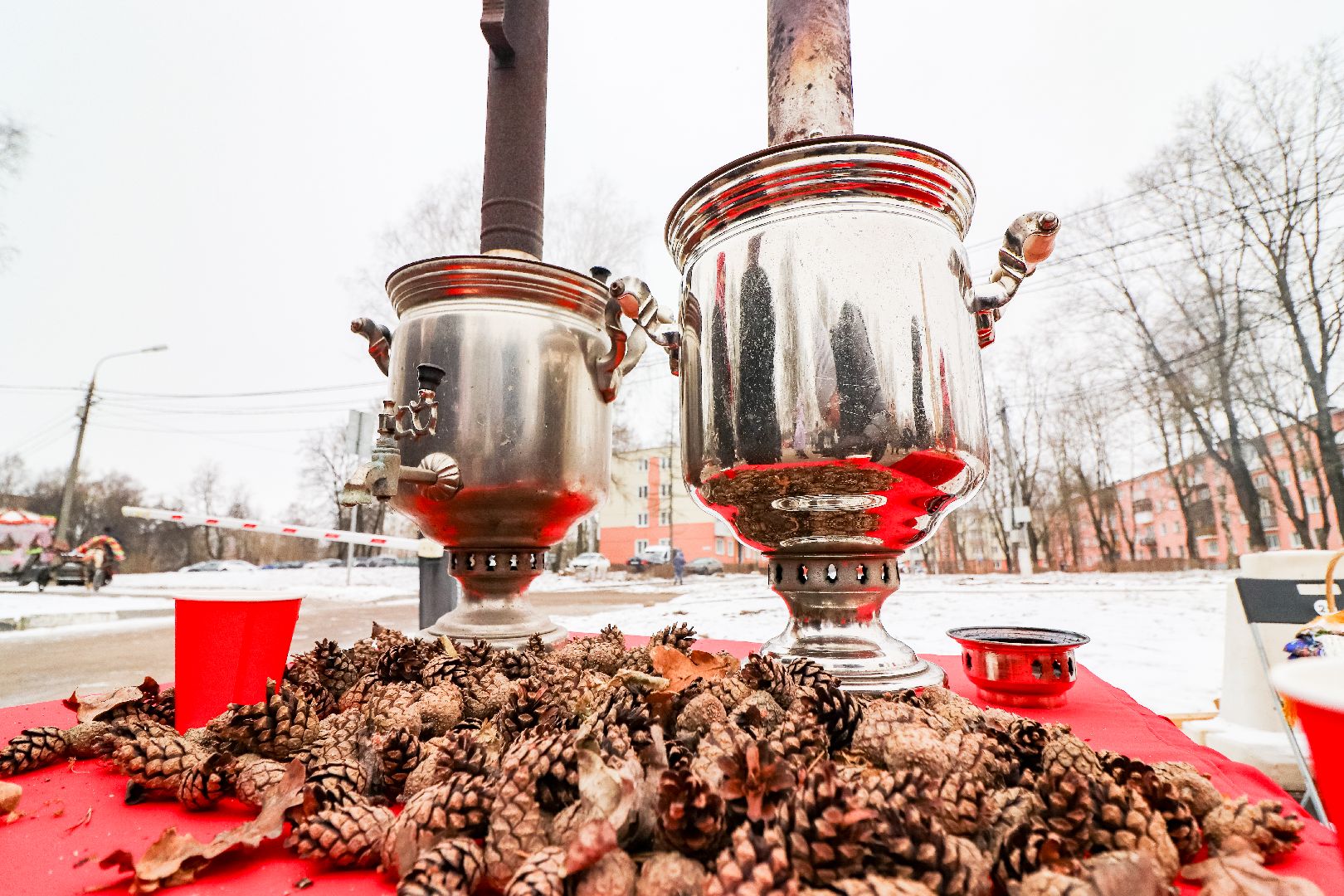 Клин, общество, фестивали, самовары, культура, зима в подмосковье, вертикалки,