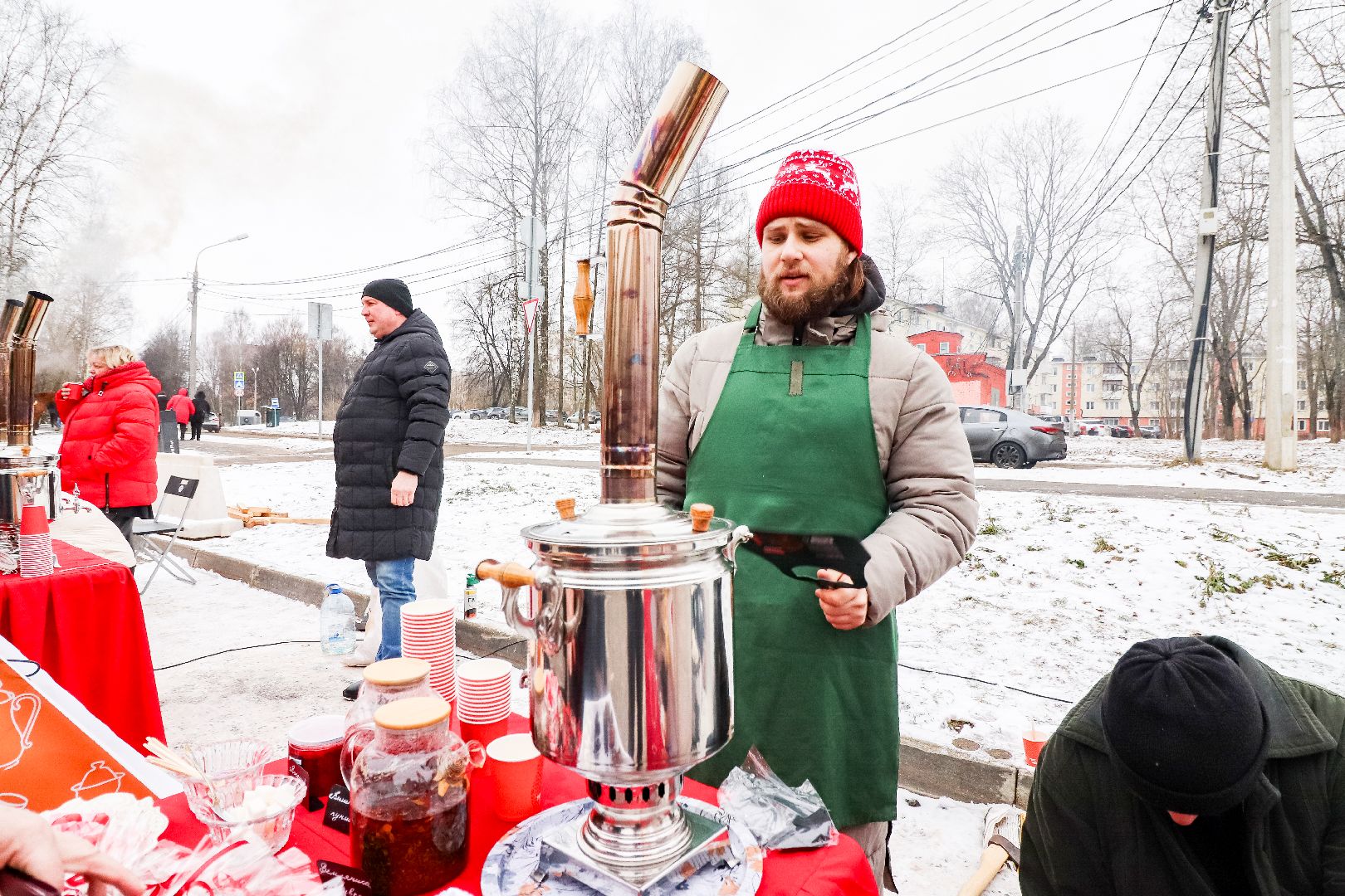 Клин, общество, фестивали, самовары, культура, зима в подмосковье, вертикалки,