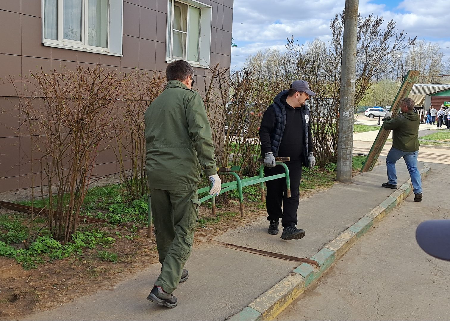 Рузский городской округ, благоустройство, сквер, парк, субботник, месячник благоустройства, уборка территорий