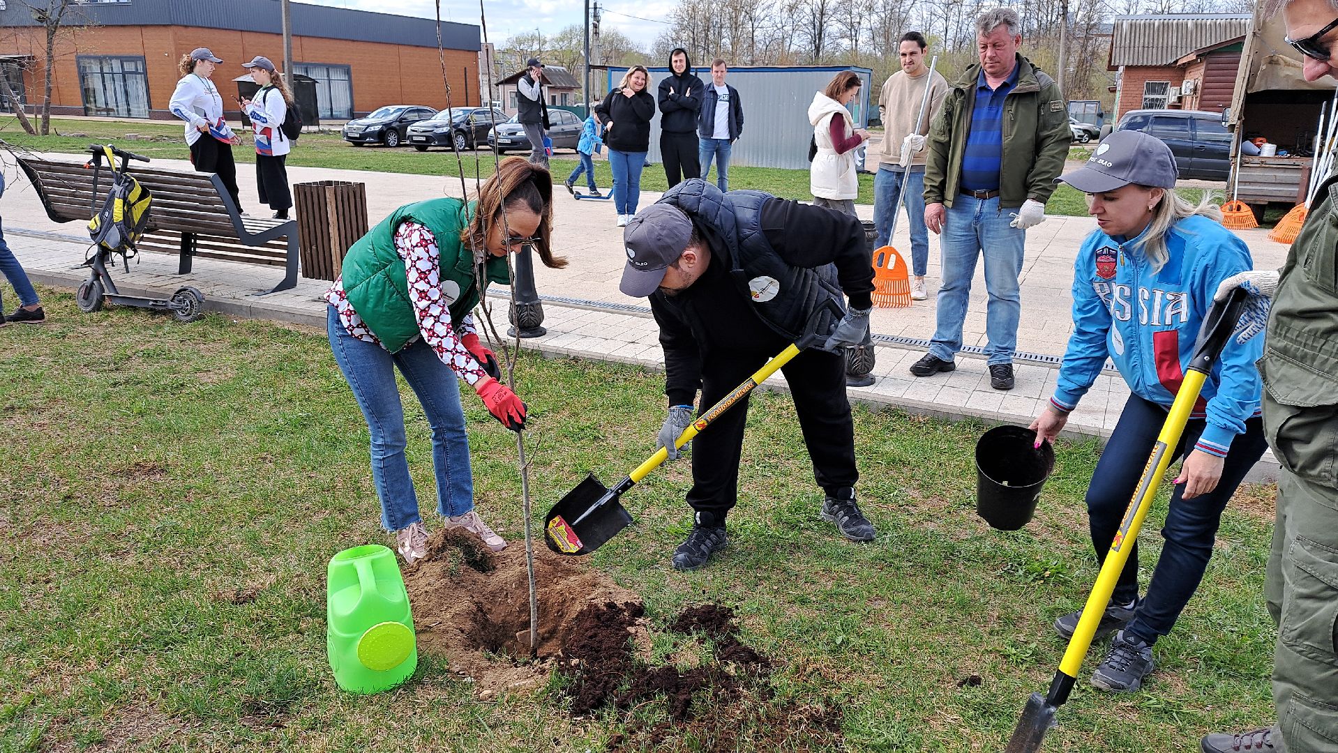 Рузский городской округ, благоустройство, сквер, парк, субботник, месячник благоустройства, уборка территорий