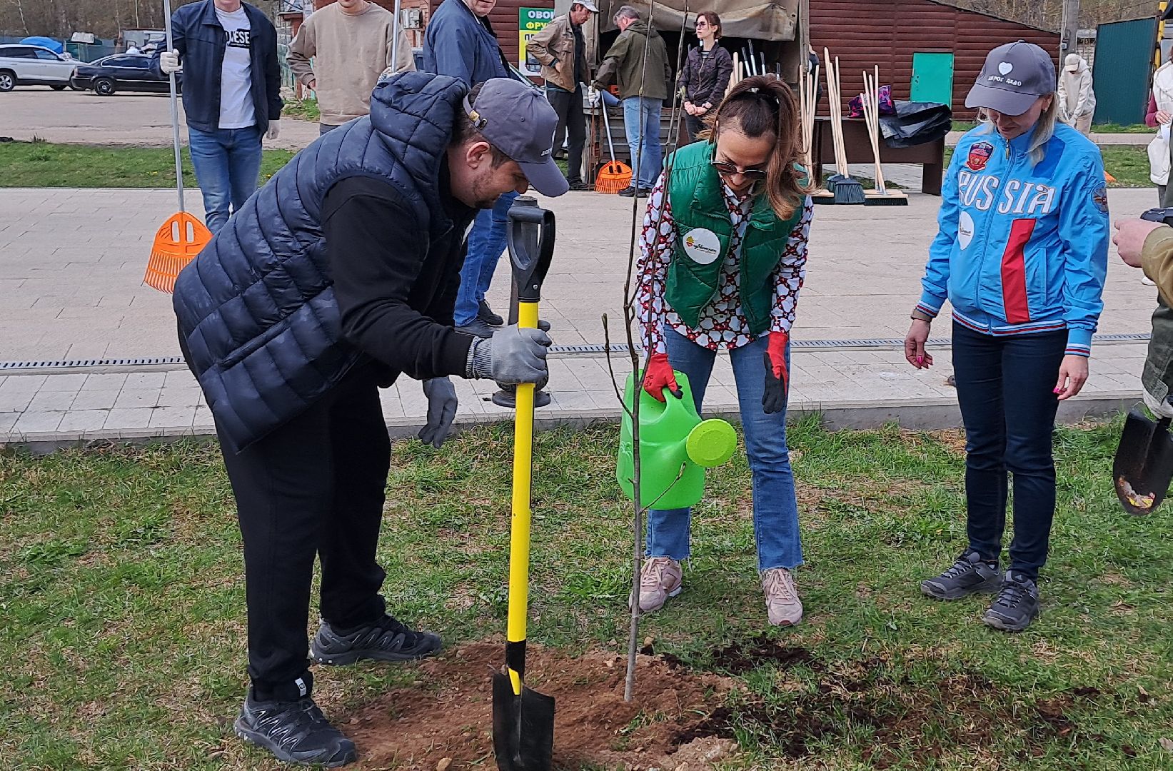 Рузский городской округ, благоустройство, сквер, парк, субботник, месячник благоустройства, уборка территорий