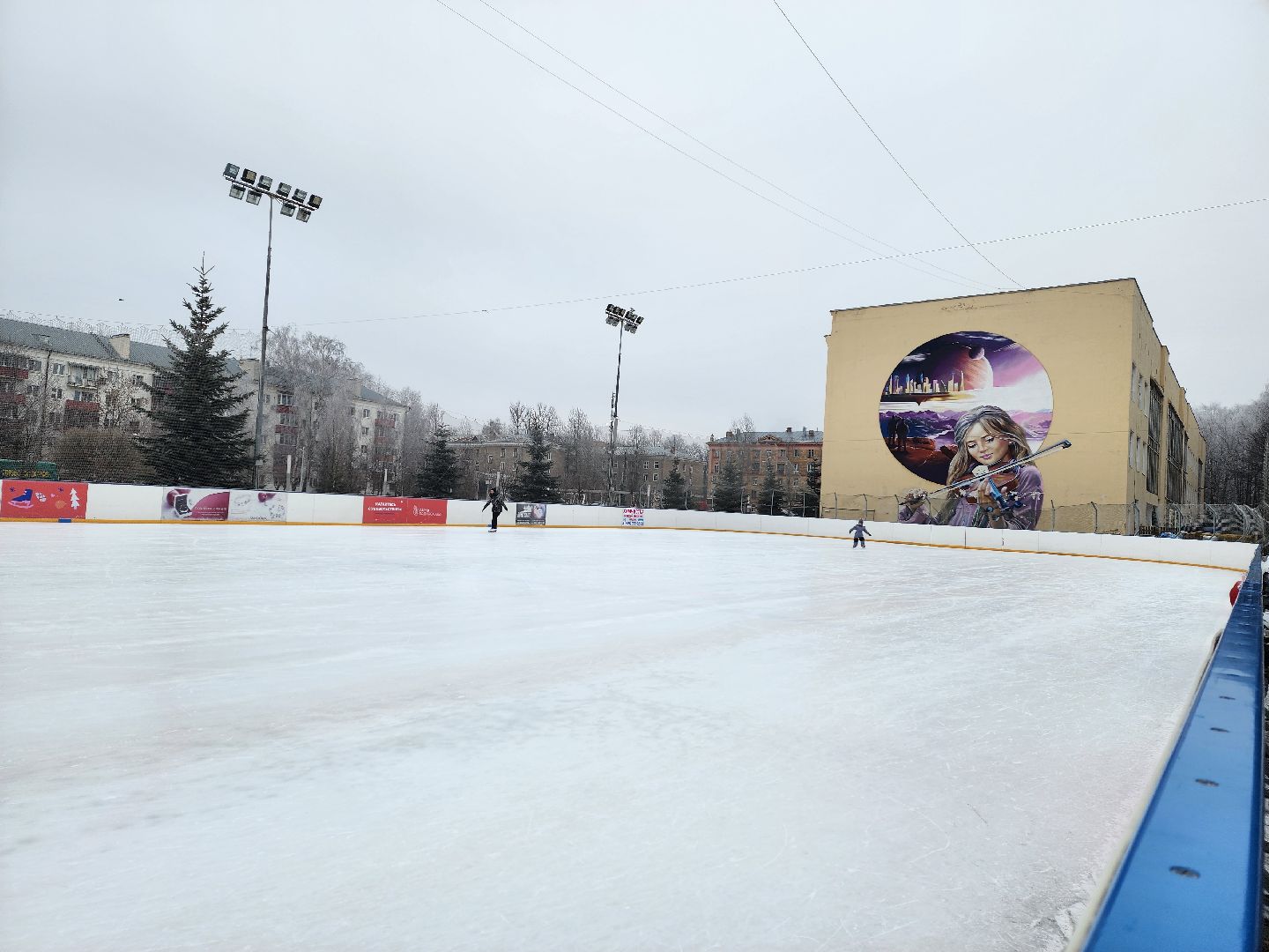 вертикалки, королёв, лед, каток, зима,