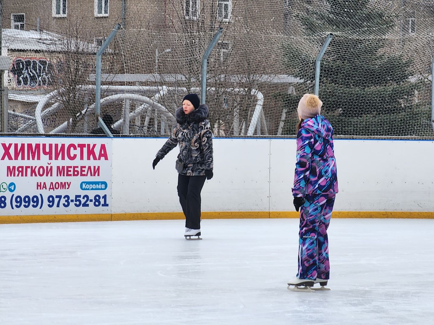 вертикалки, королёв, лед, каток, зима,
