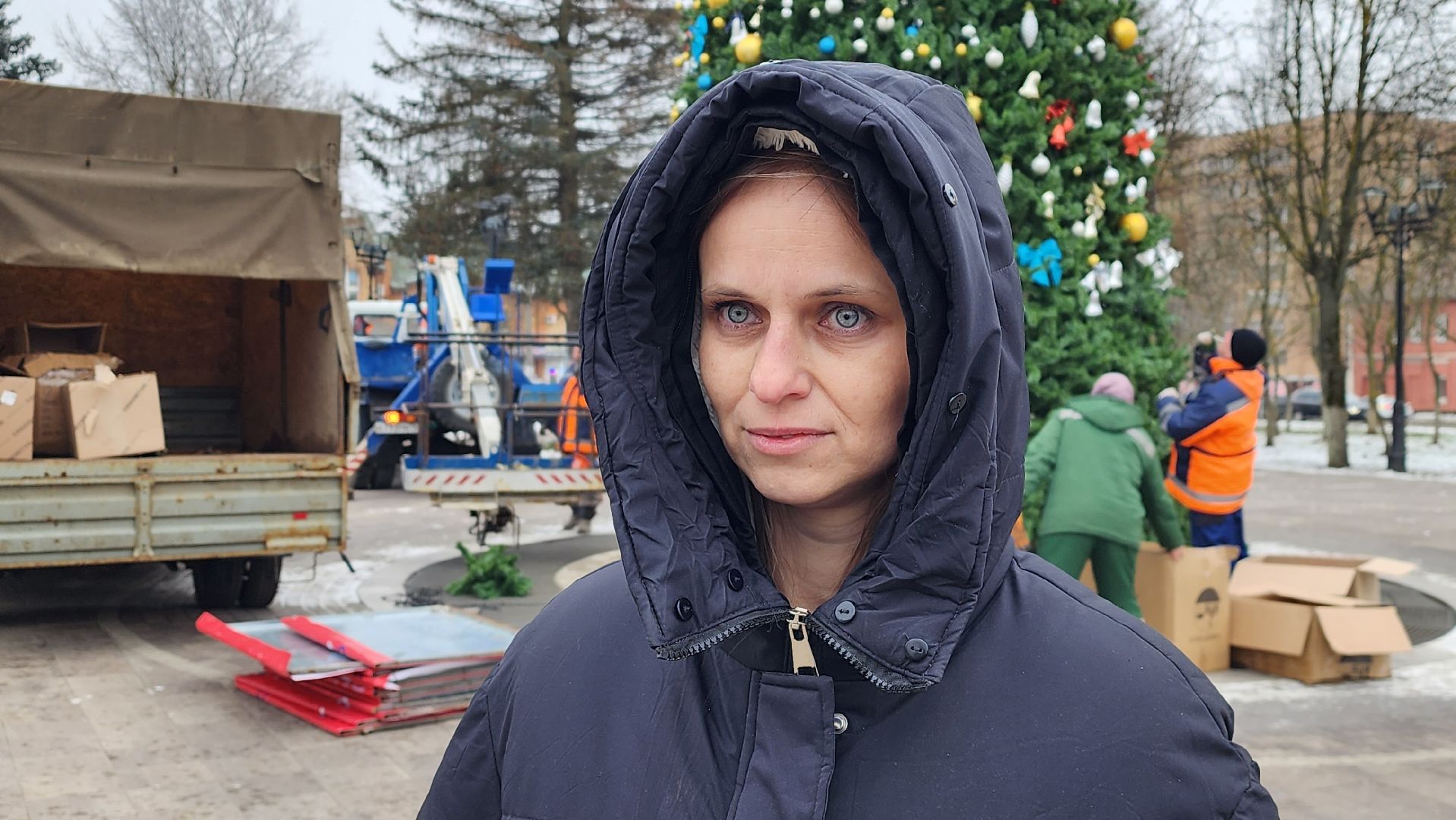 истра, благоустройство, демонтаж елок, вертикалки,