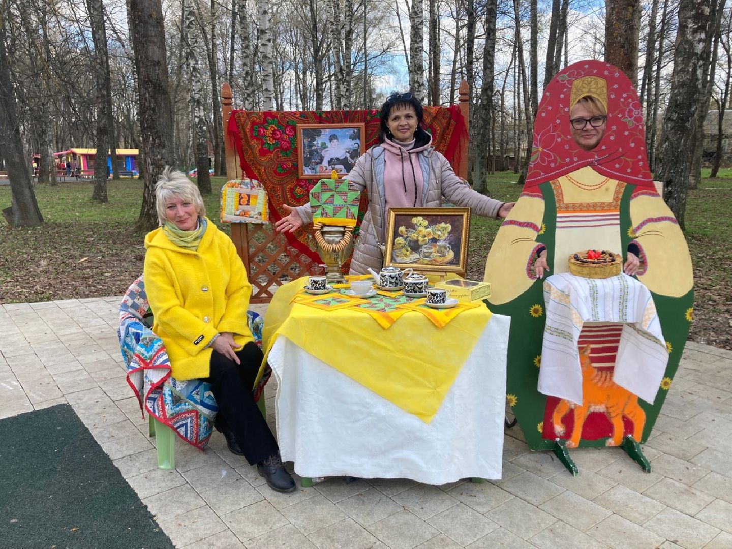 Солнечногорск, парк, чай, самовар, отдых