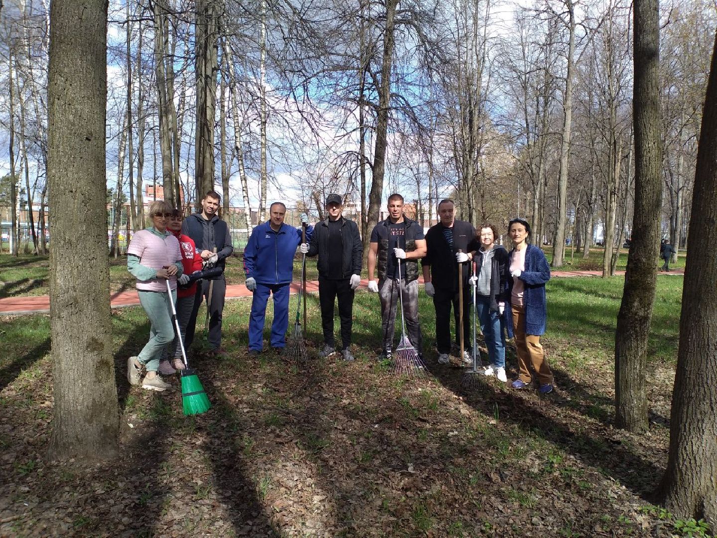 благоустройство, парк, субботник, Лосино-Петровский