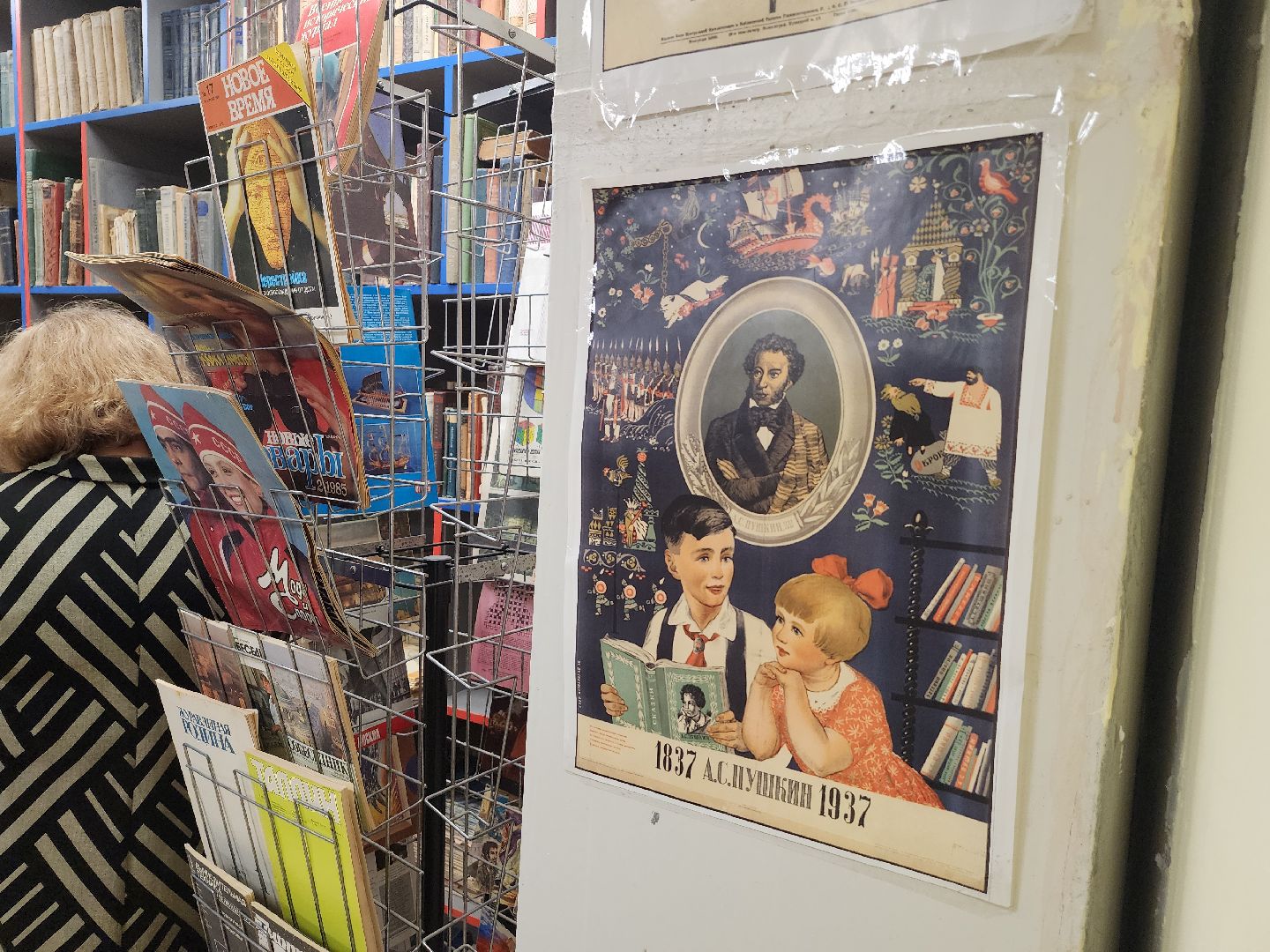 Дубна, Библиотека семейного чтения, Пушкин, Годовщина, редкие издания, вертикалки,