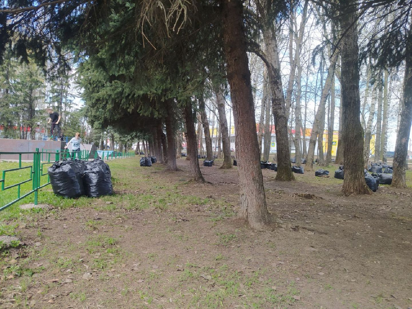 субботник, уборка, Дедовск, скейт парк, детская площадка