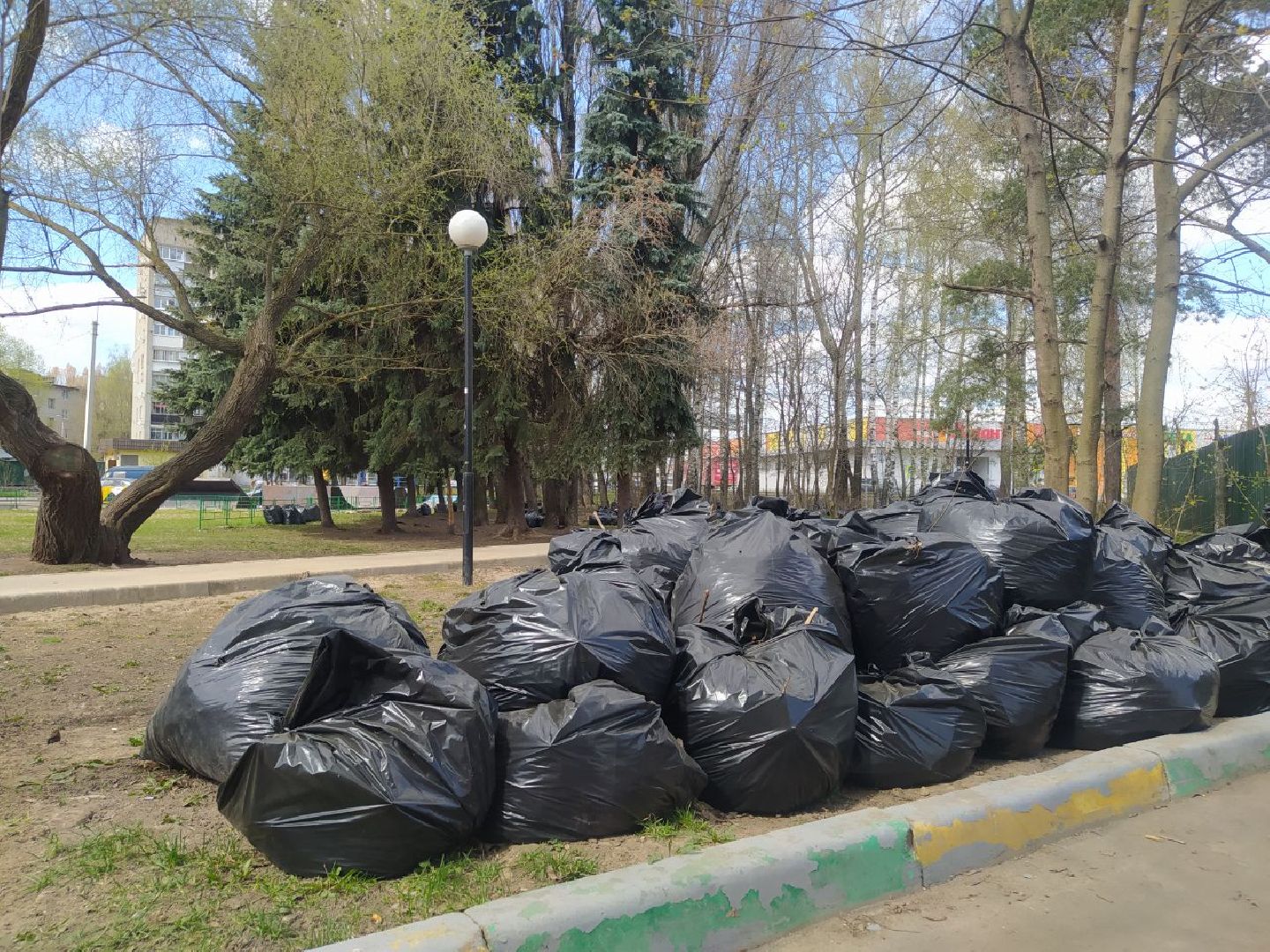 субботник, уборка, Дедовск, скейт парк, детская площадка