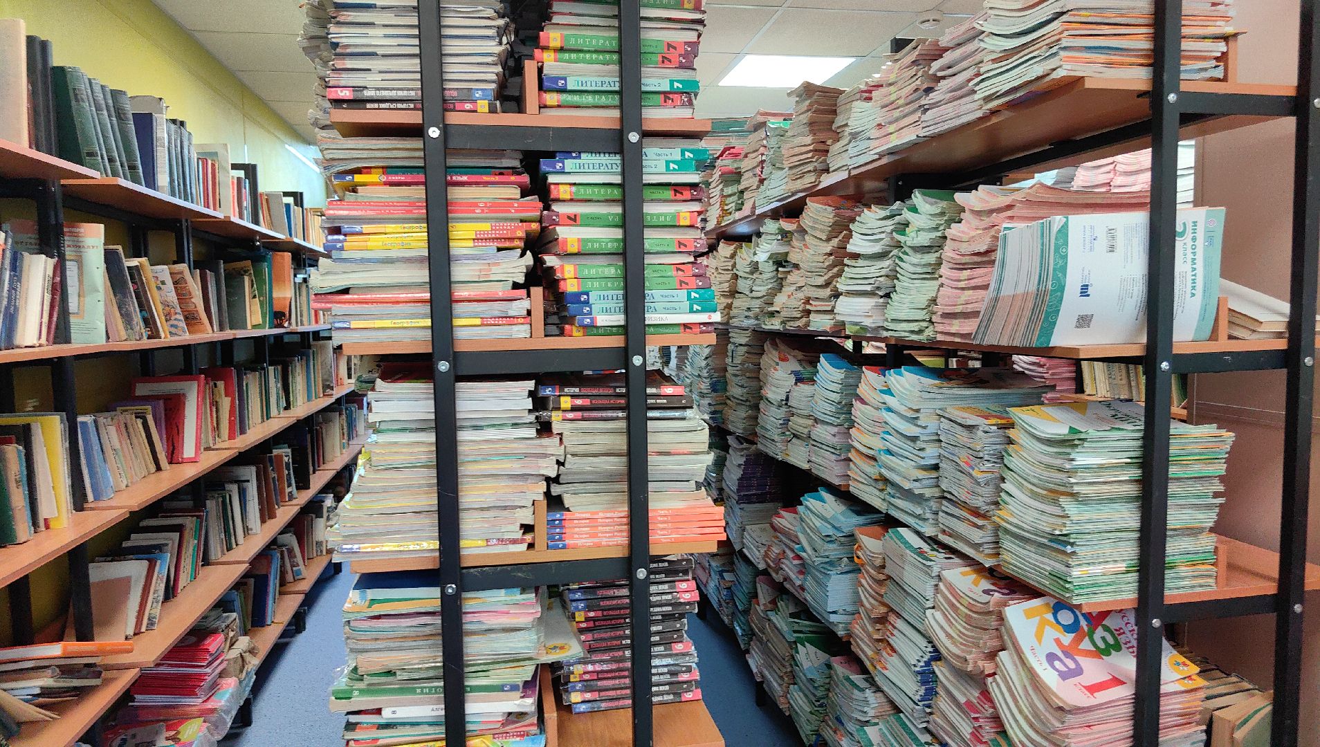 библиотека, школа, фонд, книги, атлас, учебник,