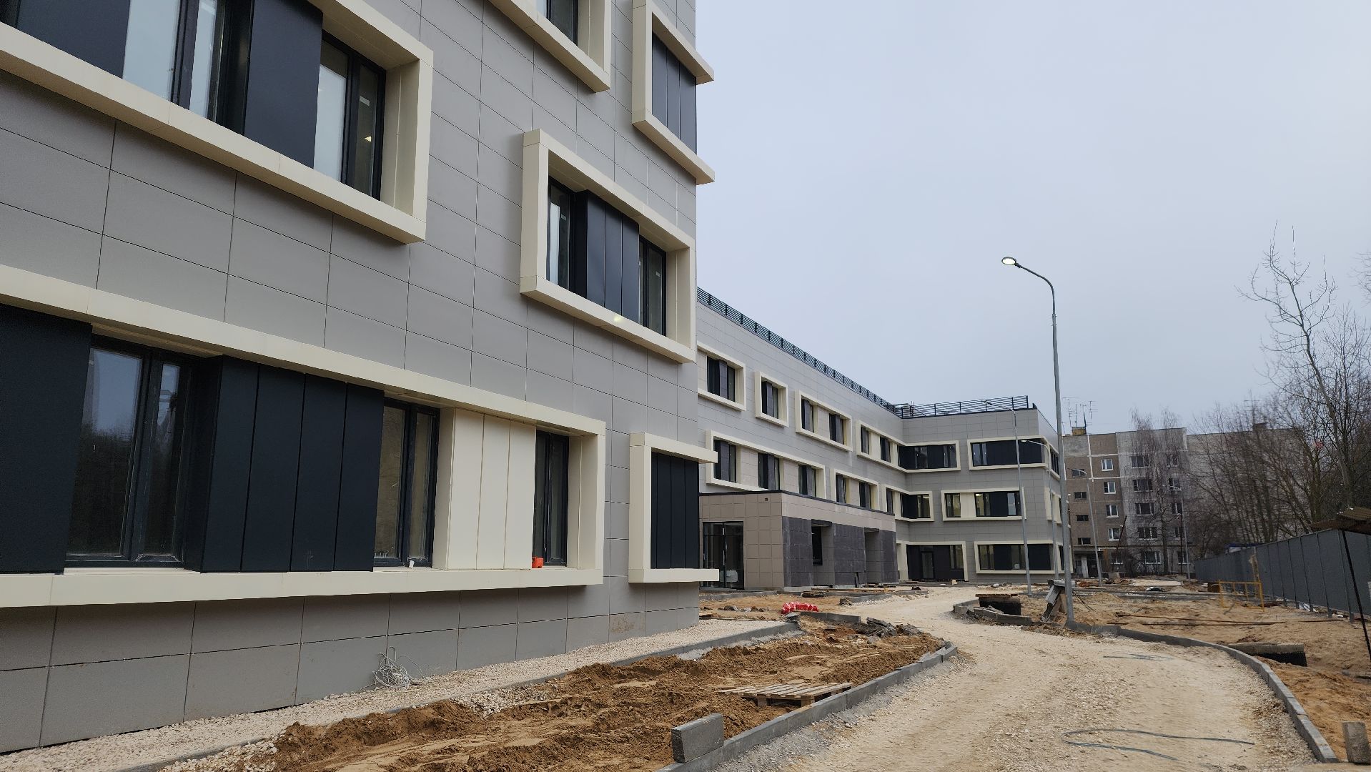 строительство, медицина, поликлиника, Лосино-Петровский, вертикалки,