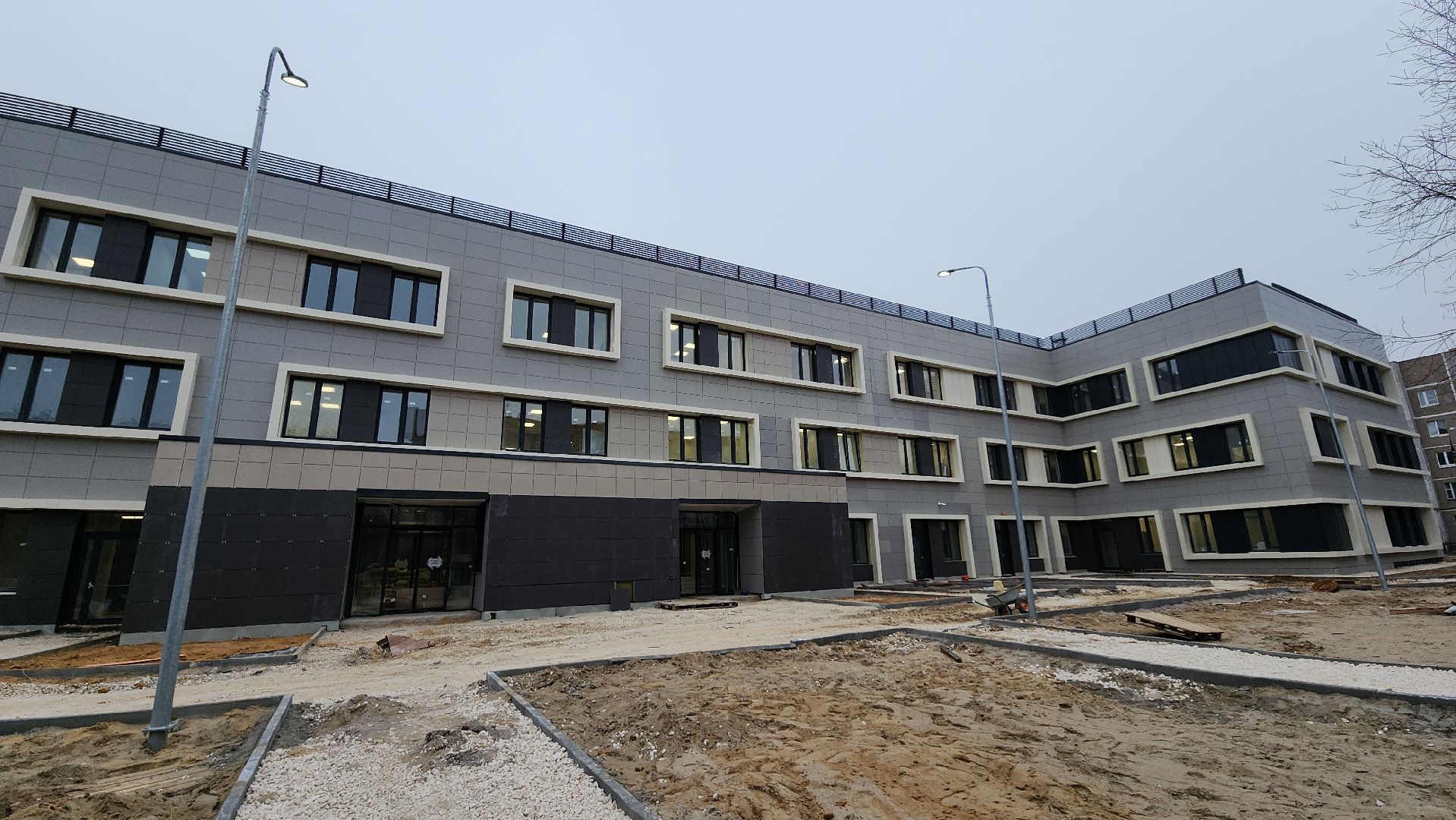 строительство, медицина, поликлиника, Лосино-Петровский, вертикалки,