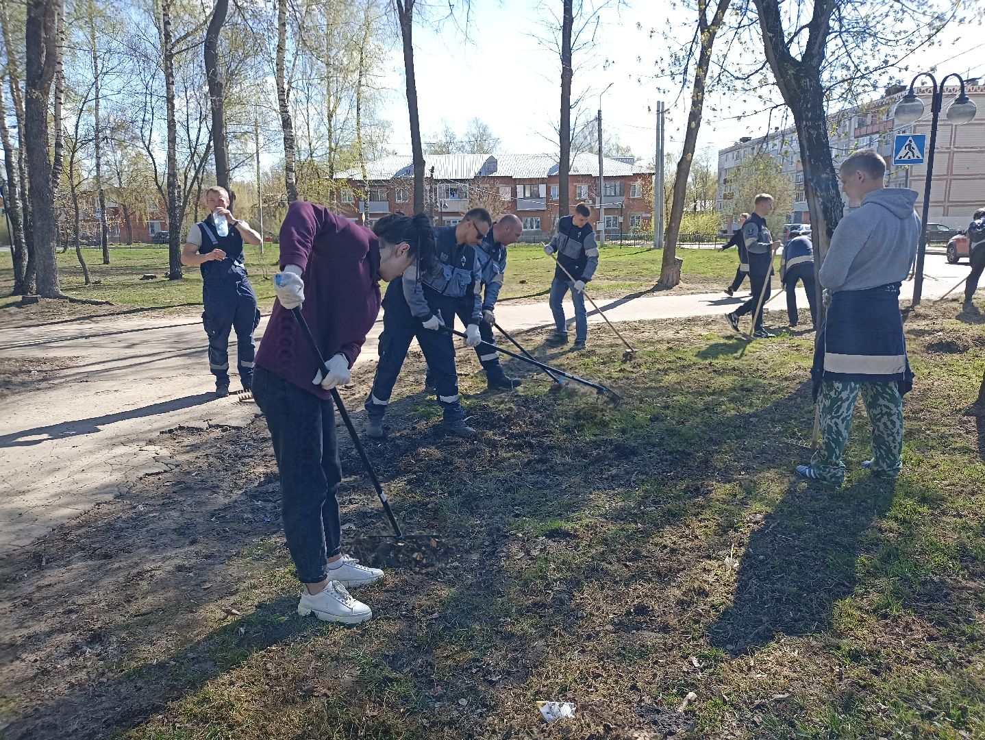Серпухов, Подмосковье, субботник, парк, уборка