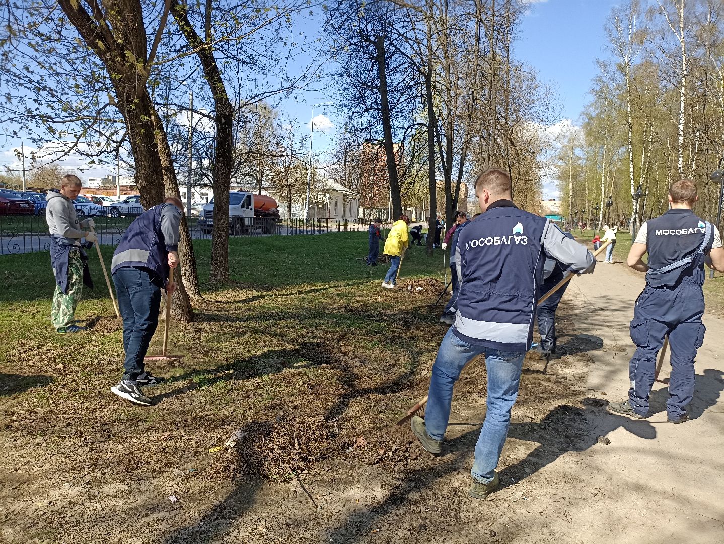 Серпухов, Подмосковье, субботник, парк, уборка