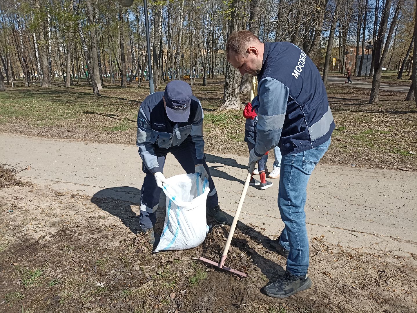 Серпухов, Подмосковье, субботник, парк, уборка