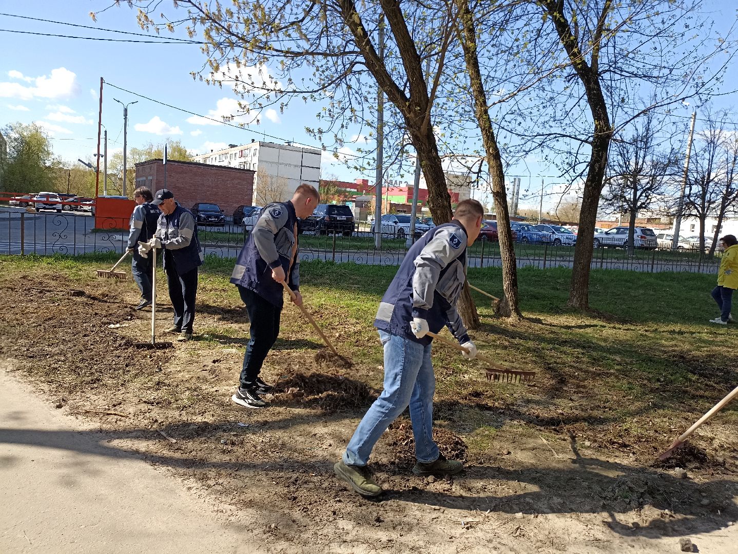 Серпухов, Подмосковье, субботник, парк, уборка